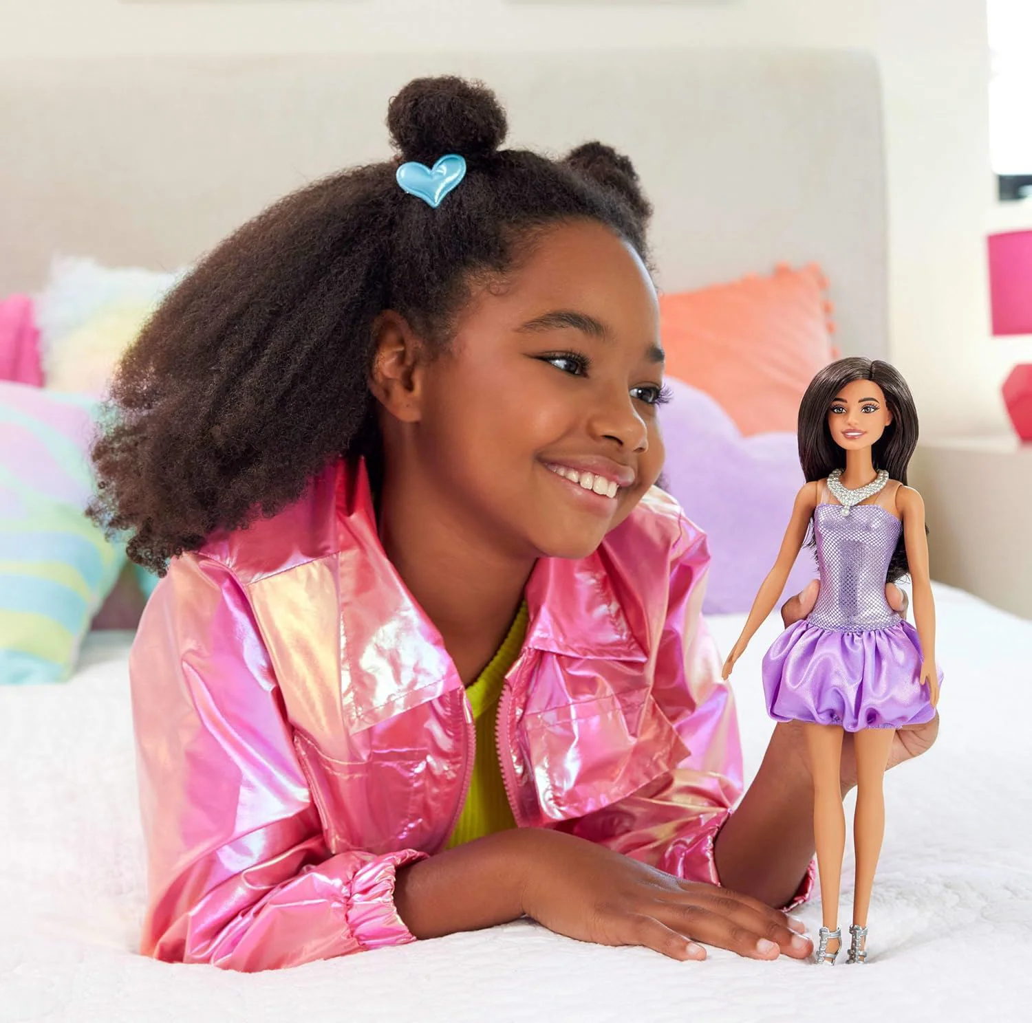 Кукла Barbie "Модница в фиолетовом платье" foto