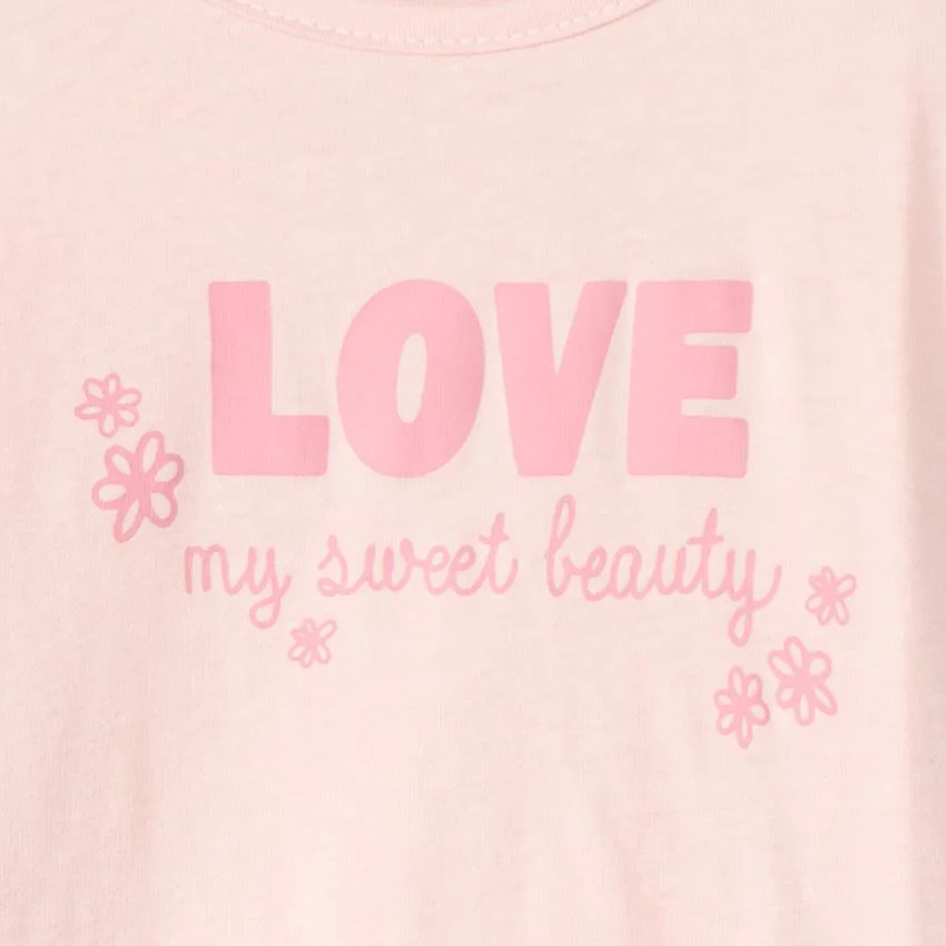 Orchestra Tricou pentru fetite cu maneca lunga Love foto
