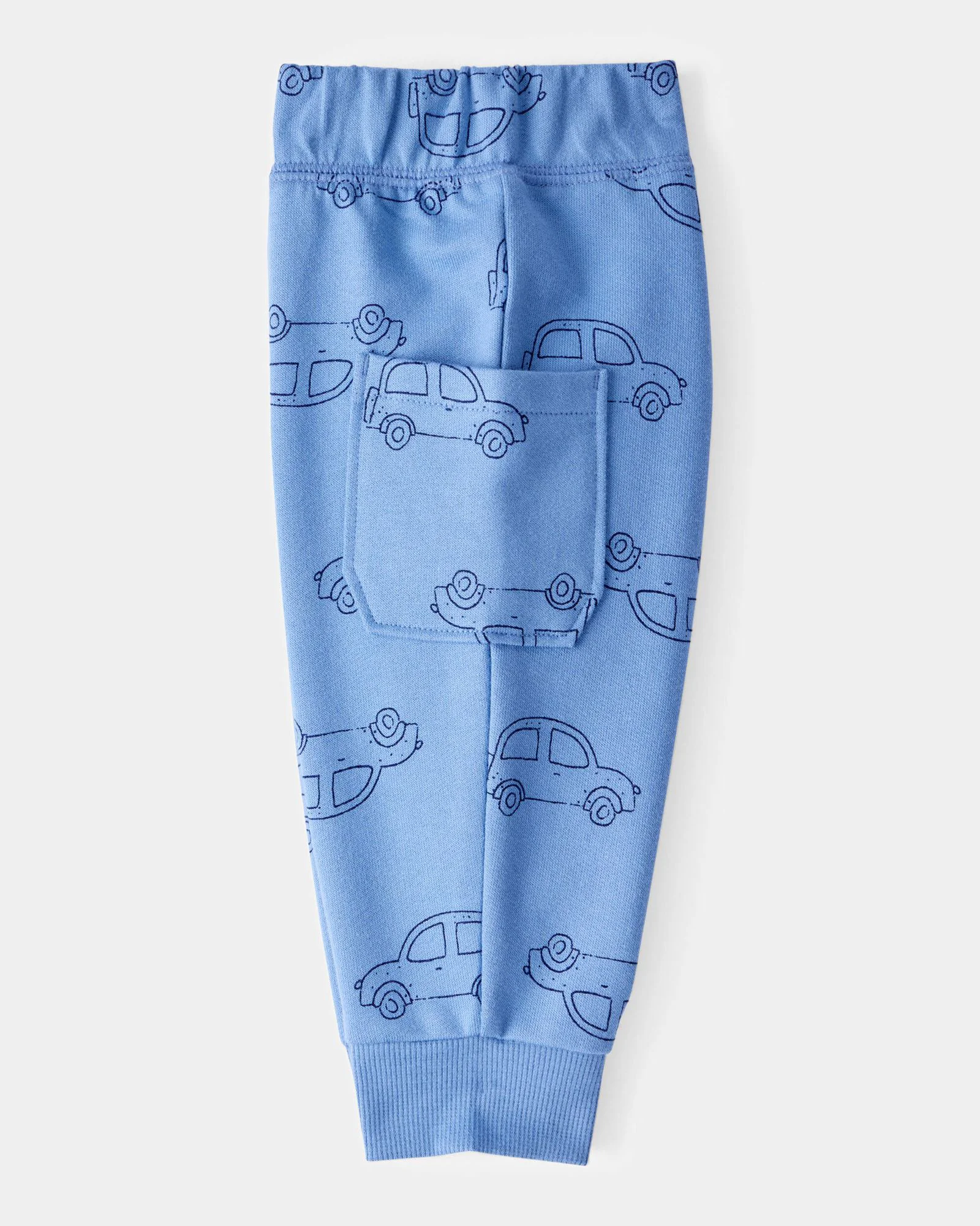 Carter's Set 2 piese Blue Car Little Brother - pantaloni si body foto