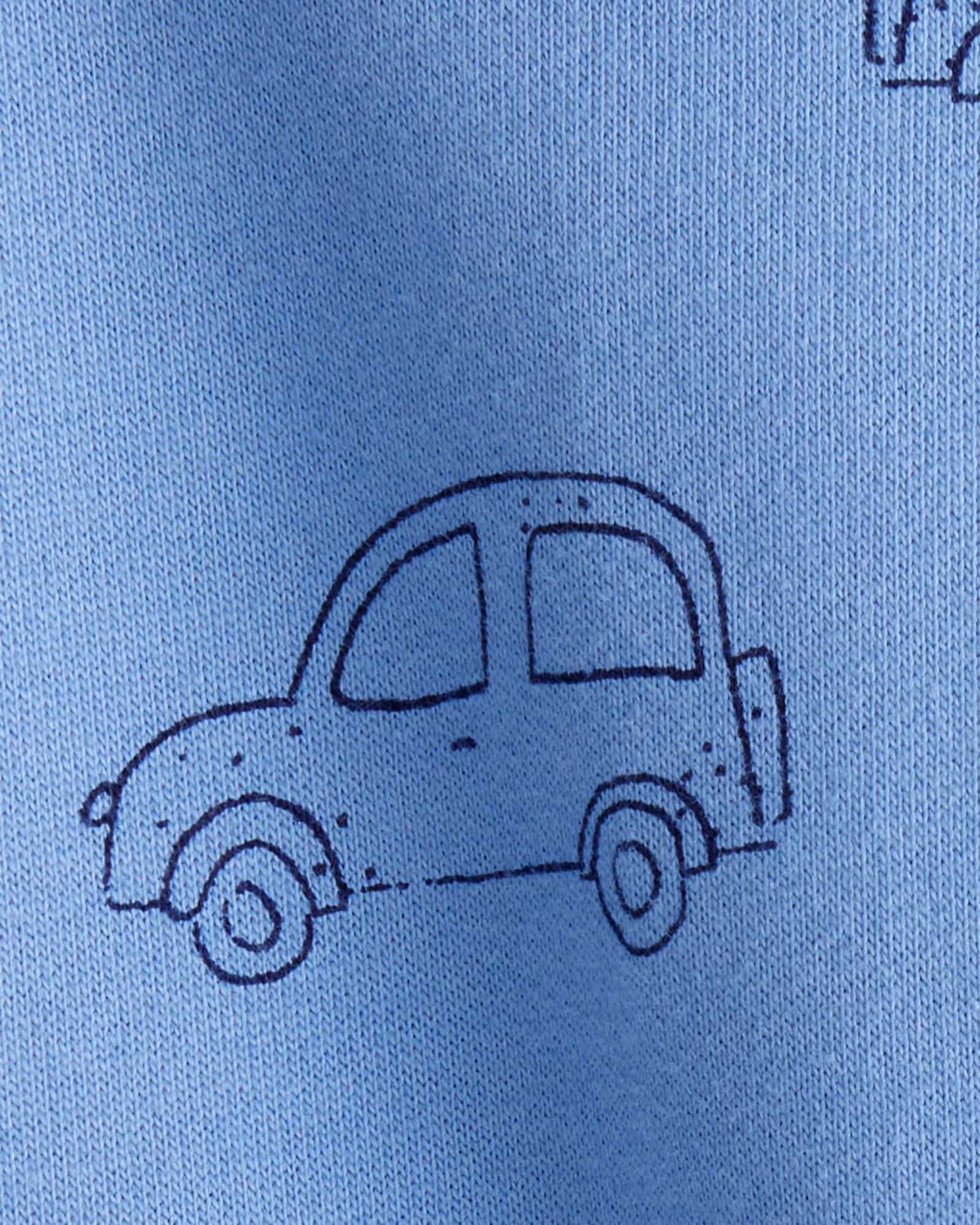 Carter's Set 2 piese Blue Car Little Brother - pantaloni si body foto