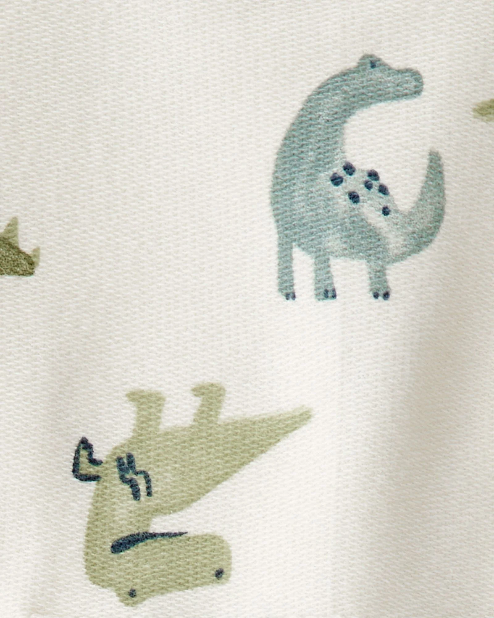 Carter's Set 2 piese Dino Ivory - hanorac si pantaloni foto