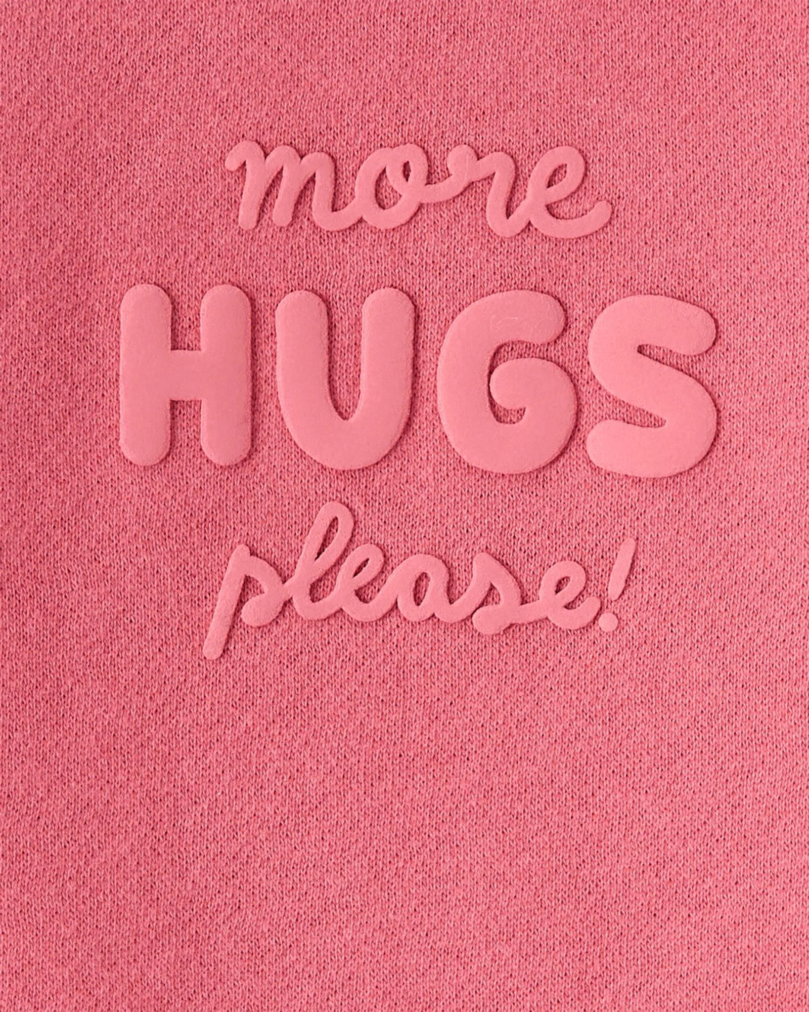 Carter's Hanorac More Hugs Please Pink foto
