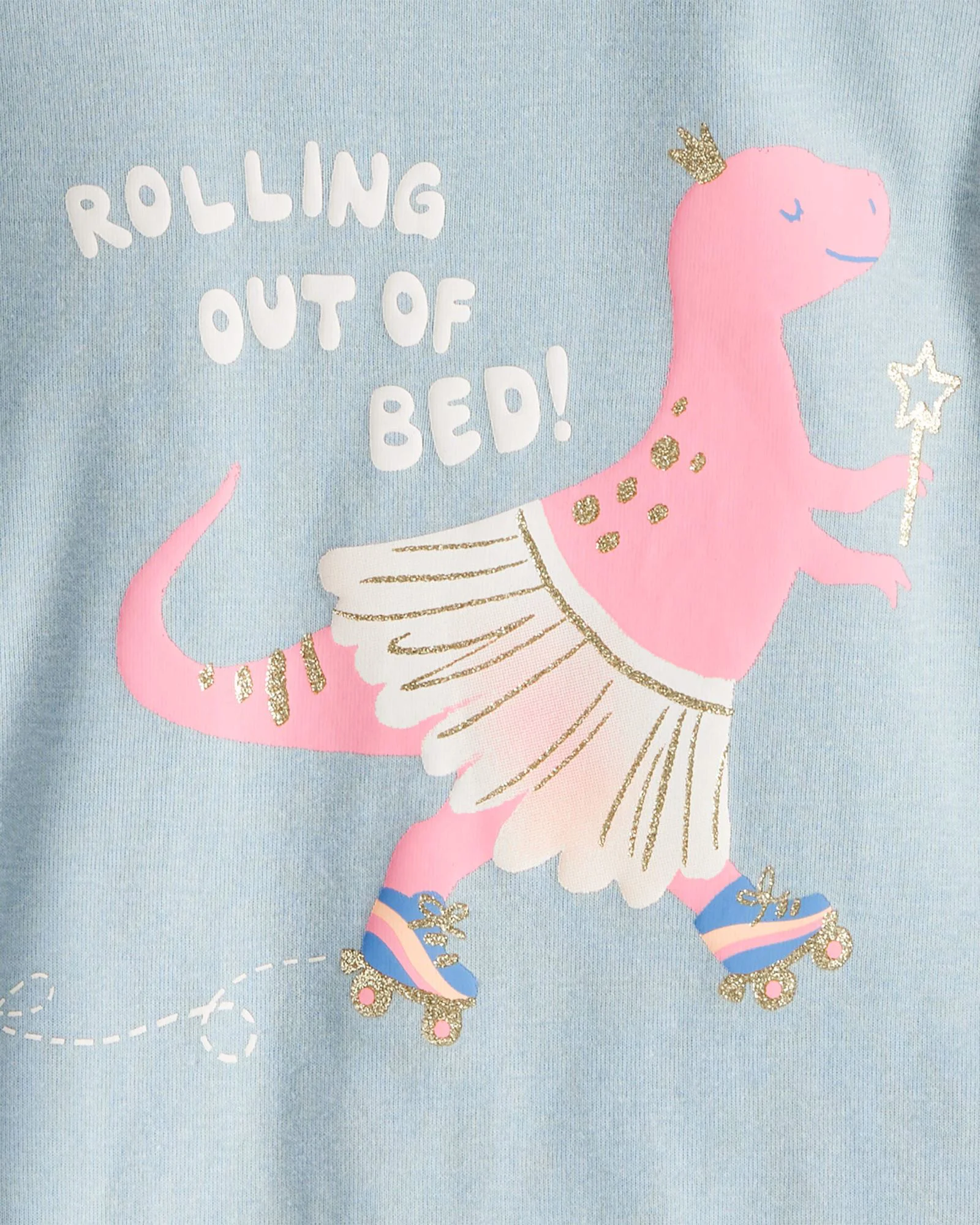 Carter's Комплект из 2 пижам хлопковых Blue-Pink Dinosaur foto
