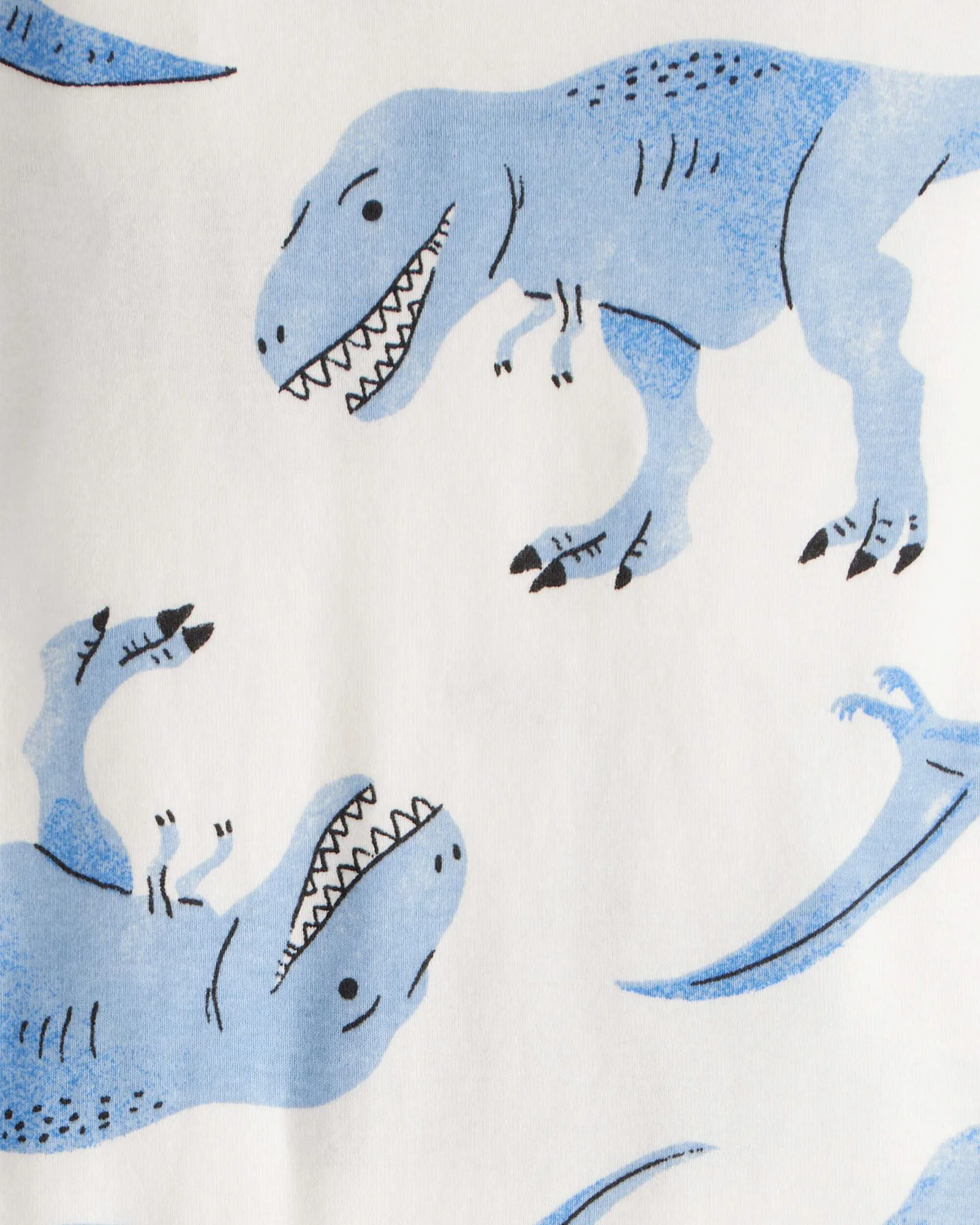 Carter's Set 2 pijamale din bumbac Blue Dinosaur foto