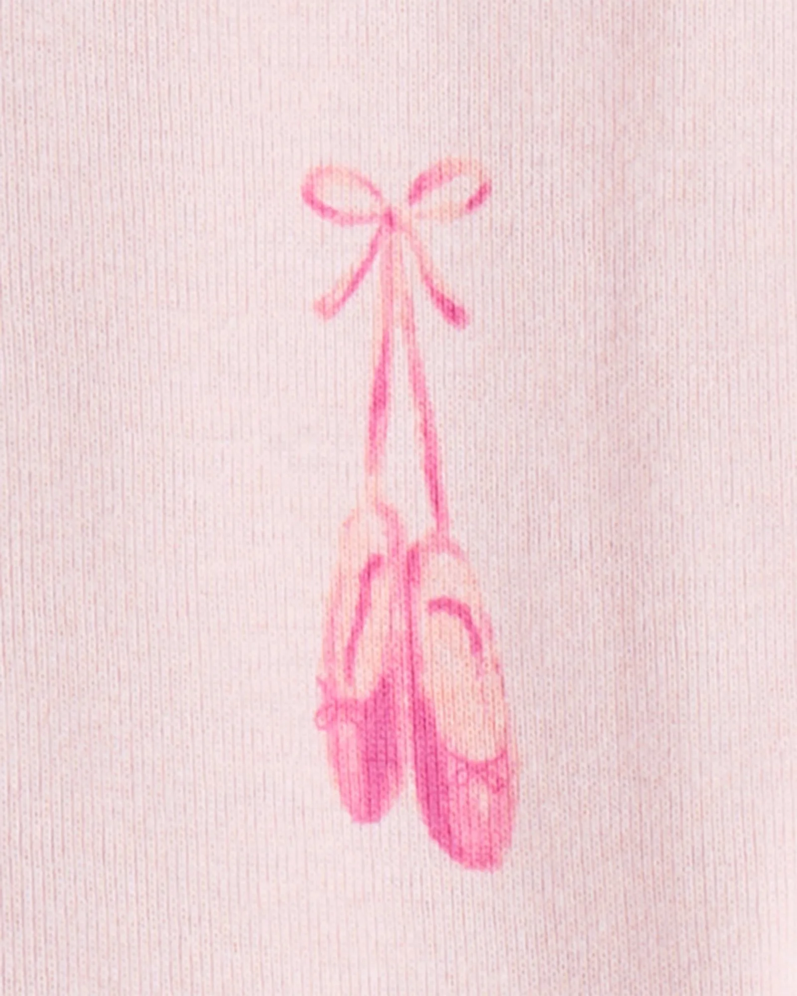 Carter's Pijama din bumbac cu botosei Pink Ballet foto