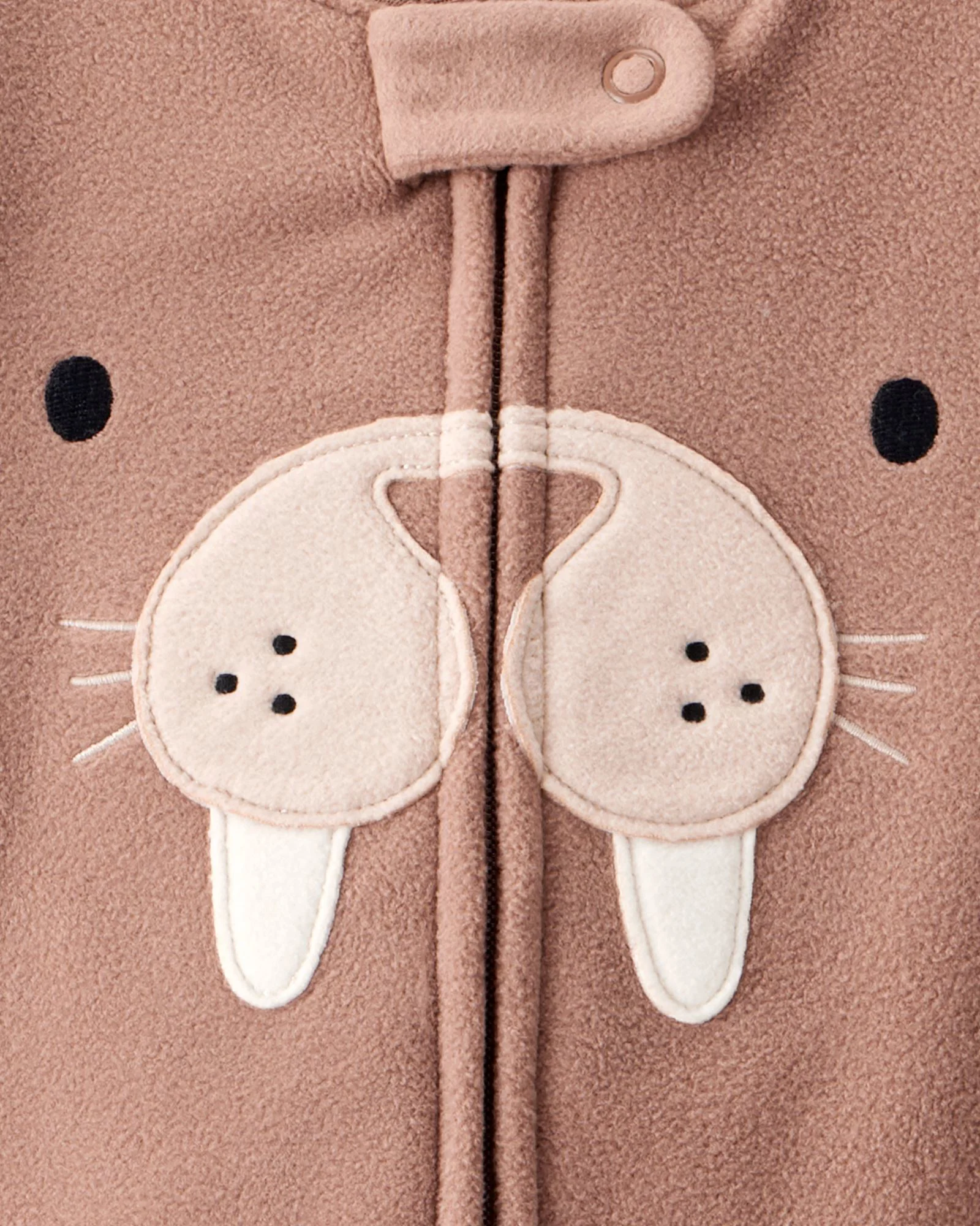 Carter’s Пижама из флиса с носочками Brown Walrus foto