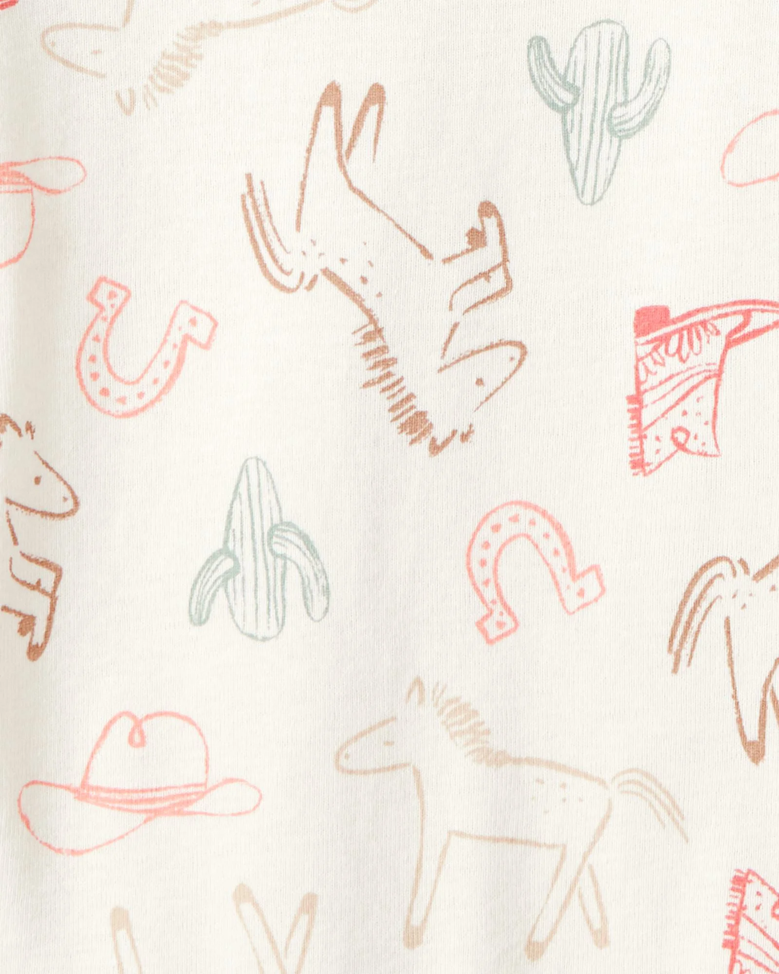 Carter's Set 5 body Cowgirl Print foto