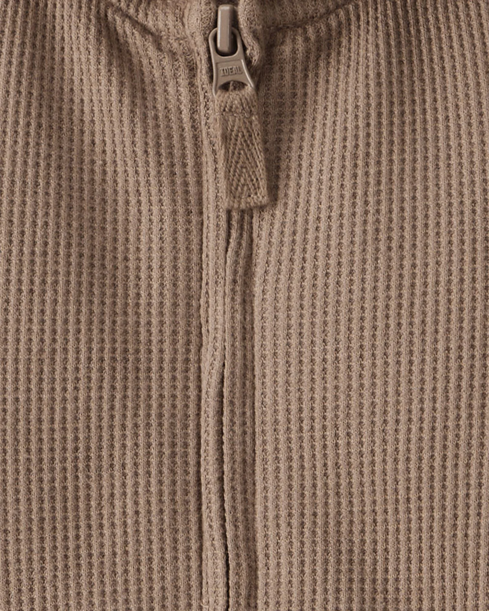 Carter's Salopeta cu gluga Solid Thermal Brown Bear foto