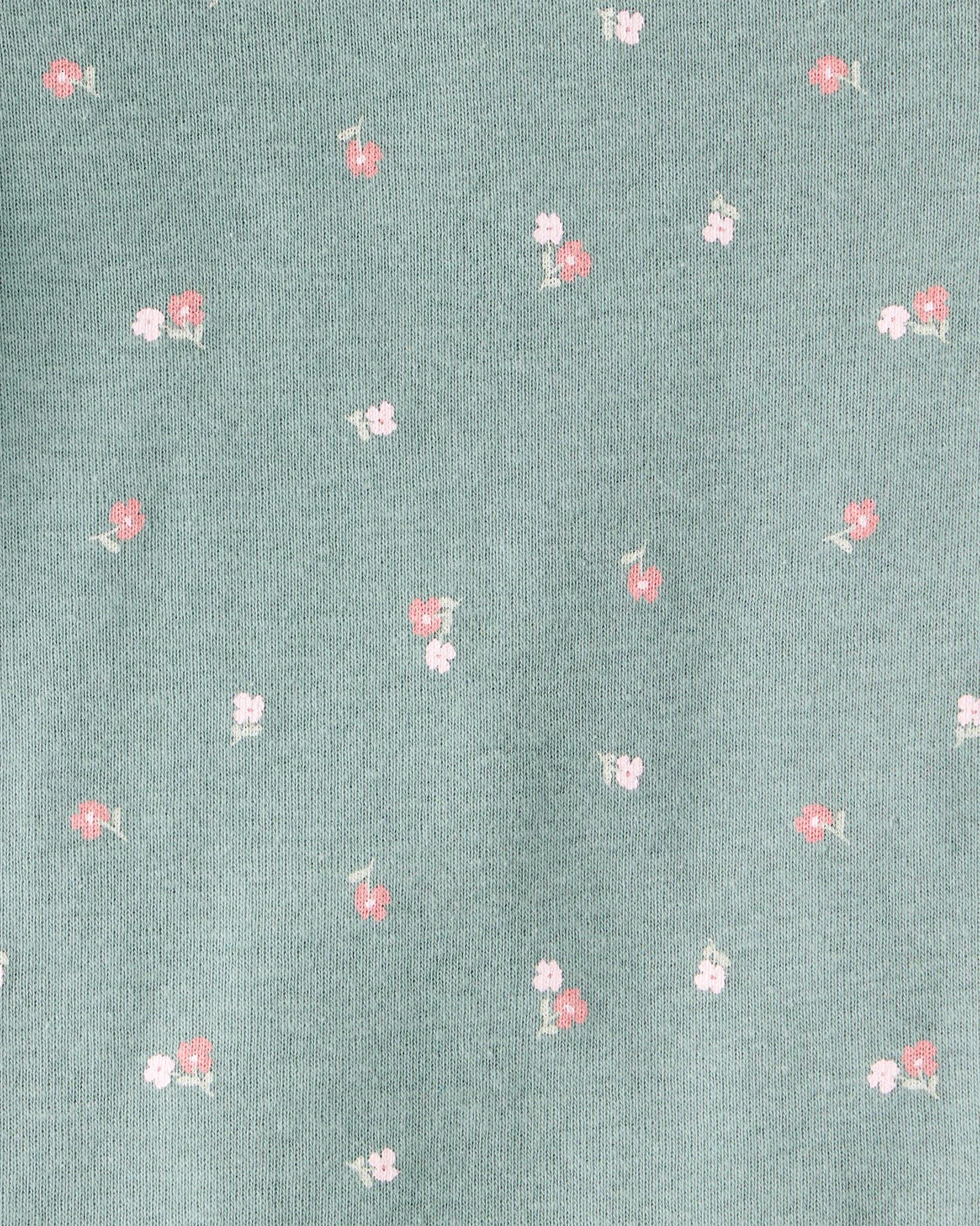 Carter's Комплект бодиков с длинным рукавом Owl Stripe Floral foto