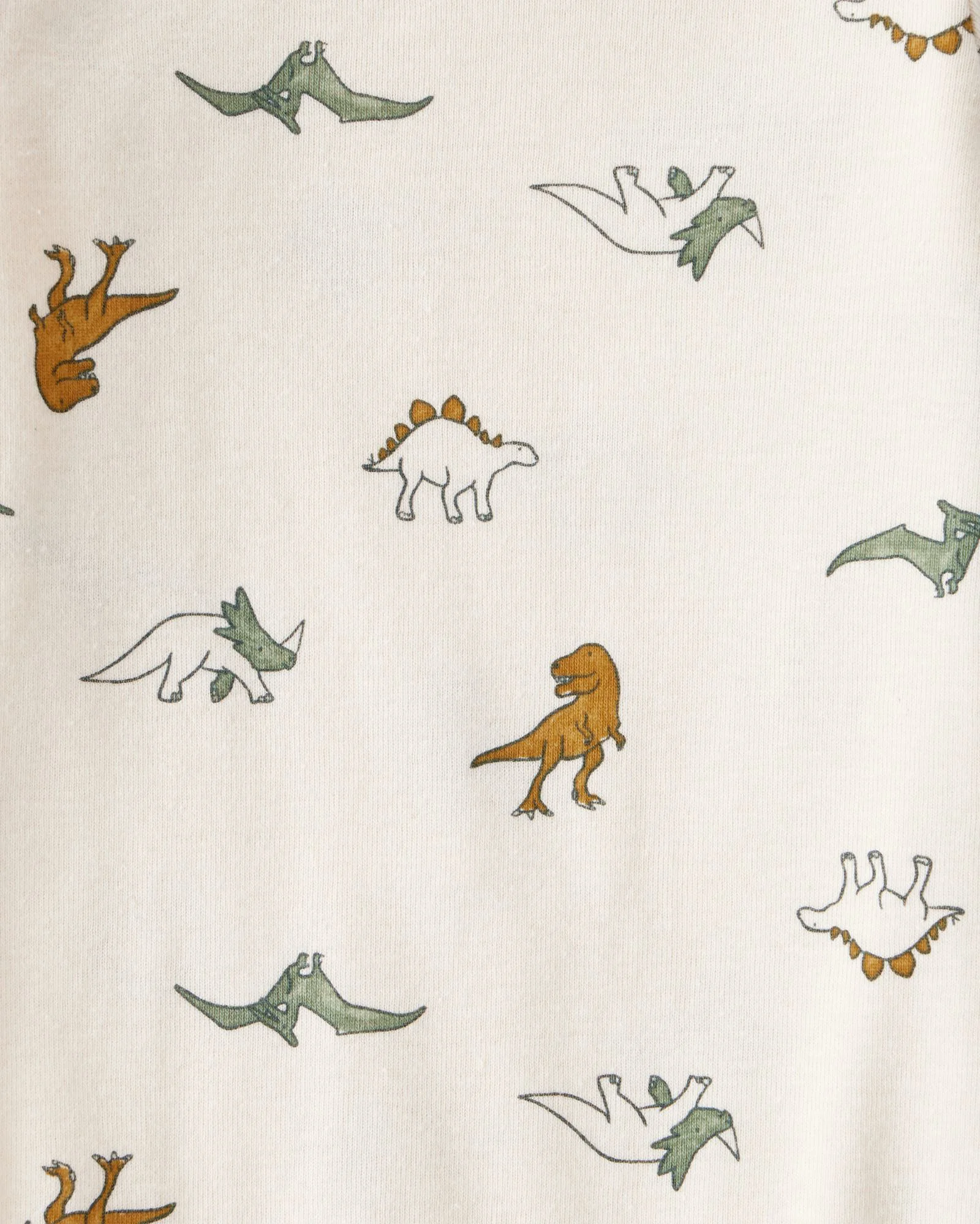 Carter's Set 4 body cu maneca lunga Dinosaur Stripe foto