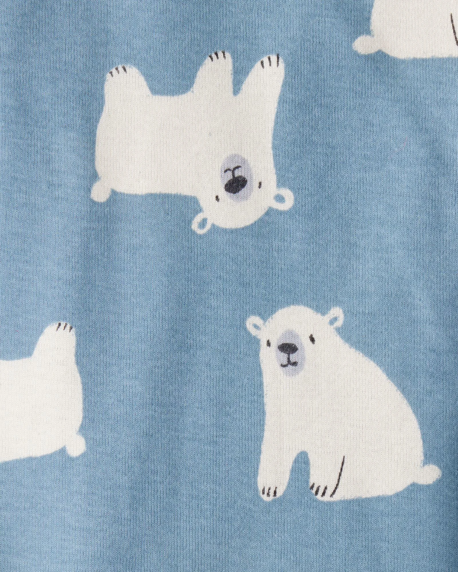 Carter's Set 4 body cu maneca lunga Ski Polar Bear foto