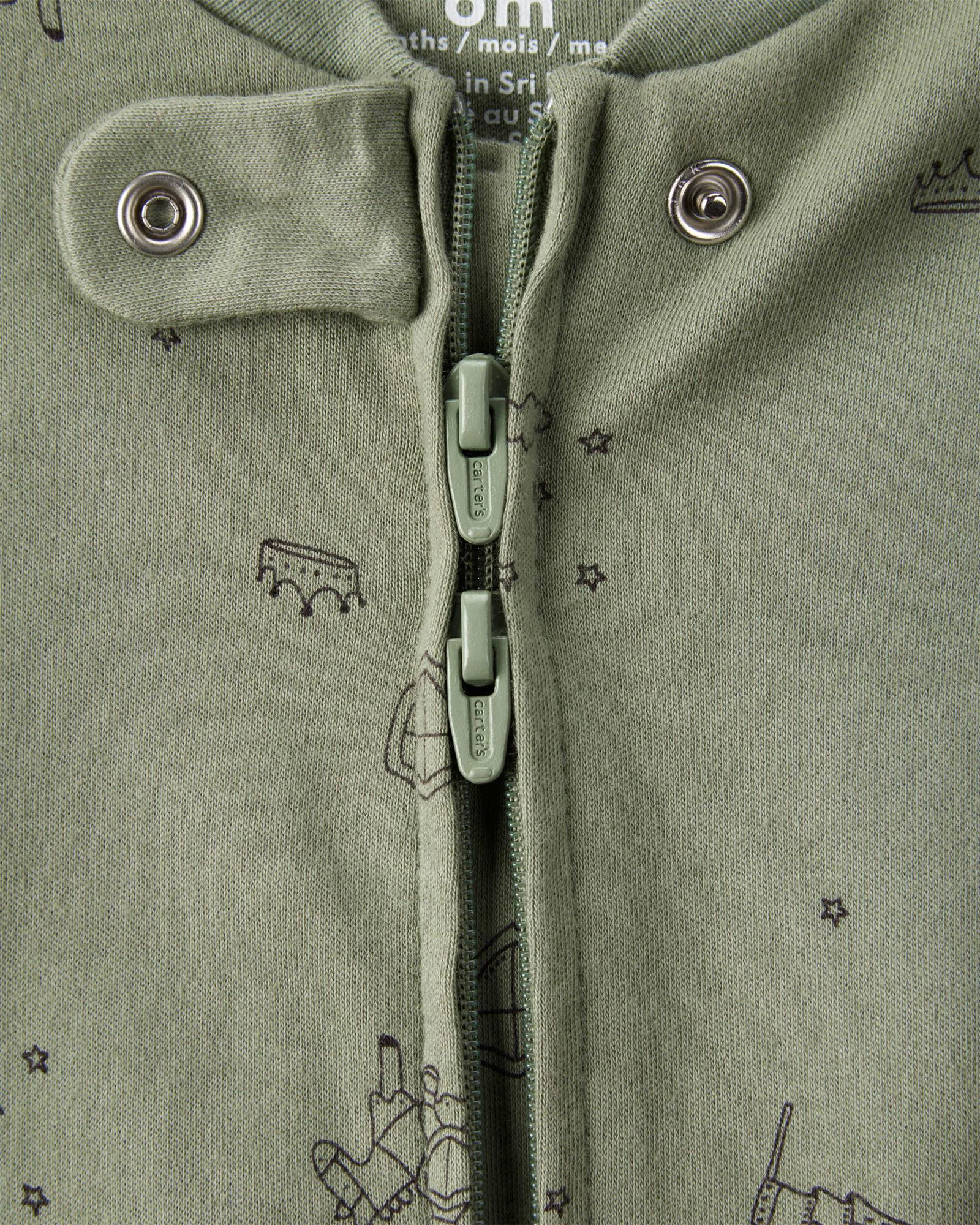 Carter's Pijama Green Dragon foto