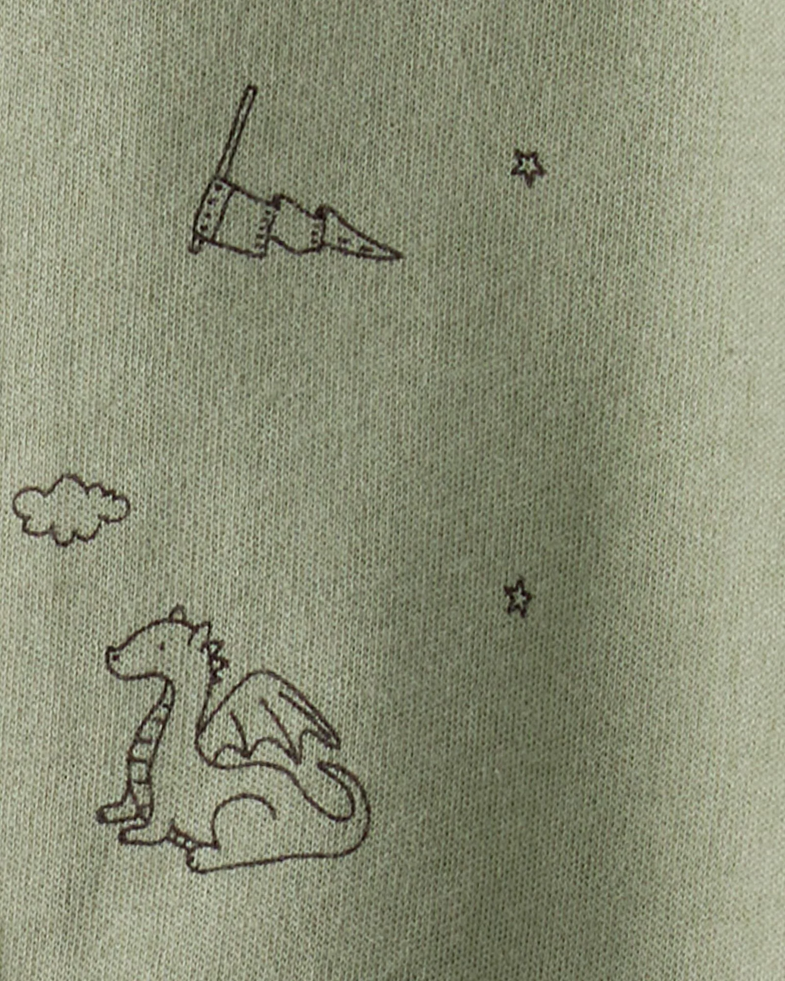 Carter's Pijama Green Dragon foto