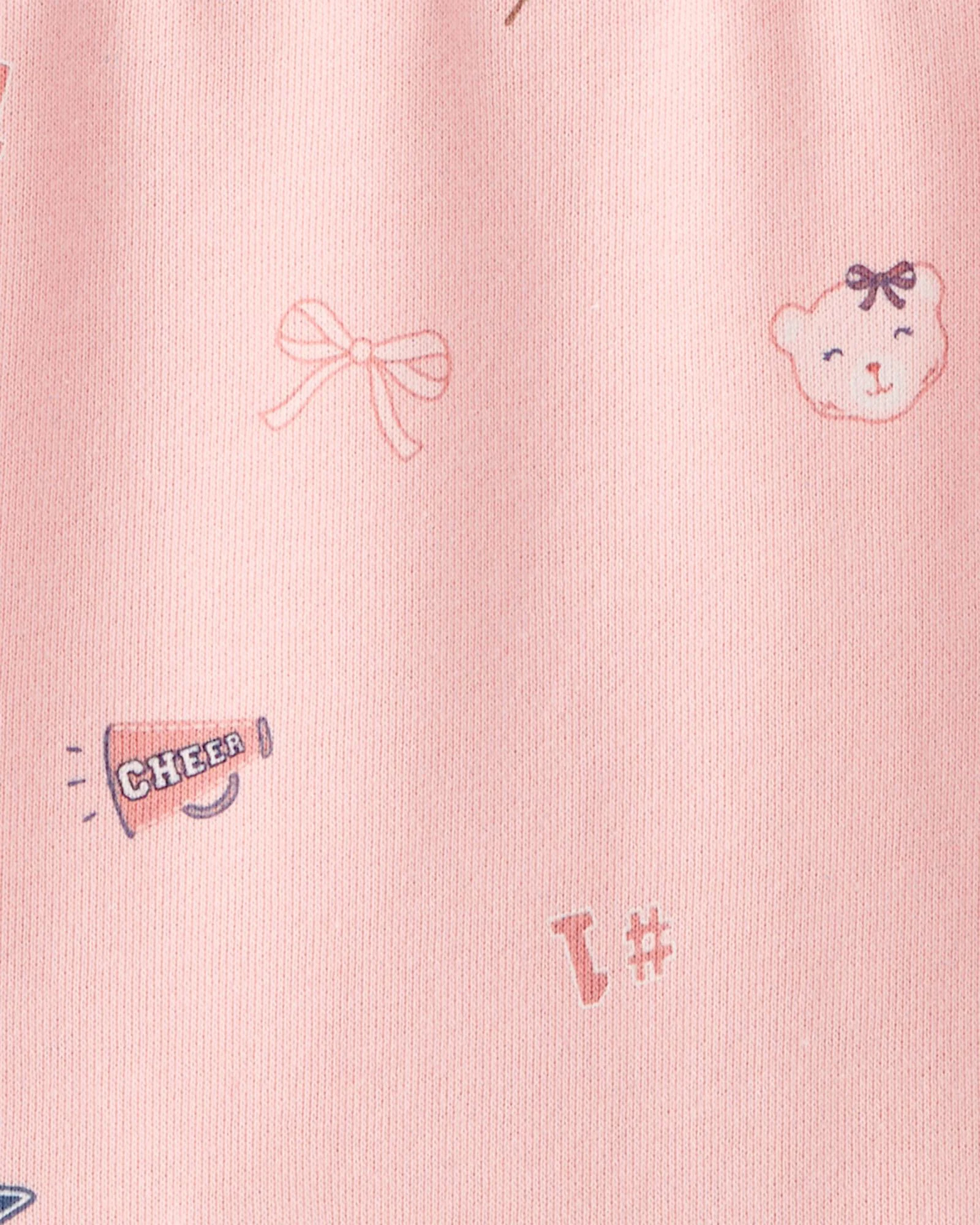 Carter's Rochita cu maneca lunga Pink Icon foto