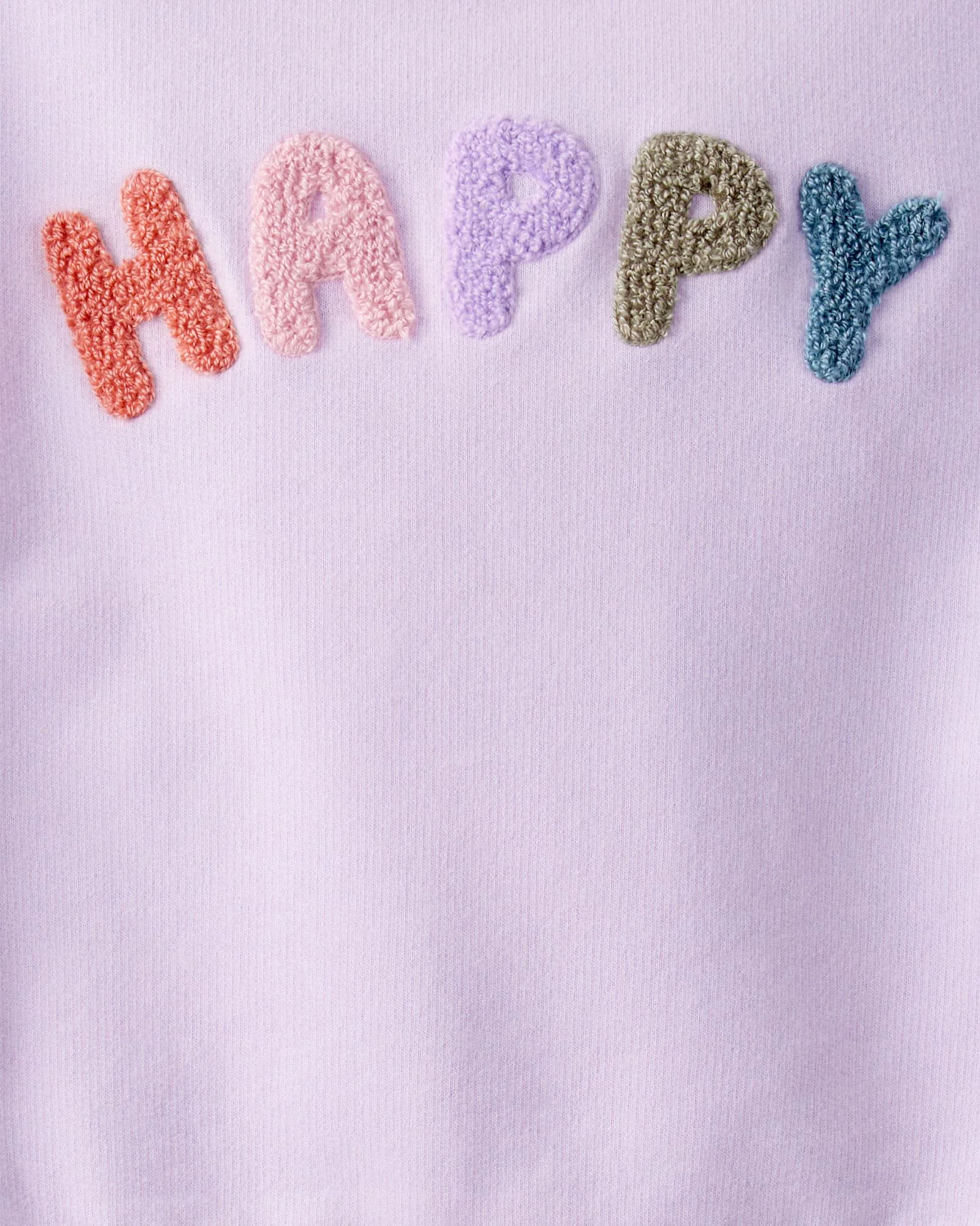 Carter's Hanorac Terry Crew Purple Happy foto