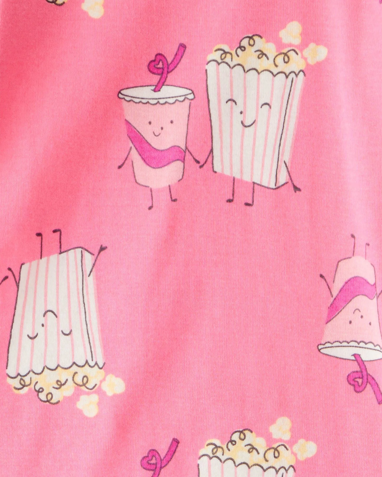Carter's Set 2 pijamale din bumbac Pink-Blue Move Night foto