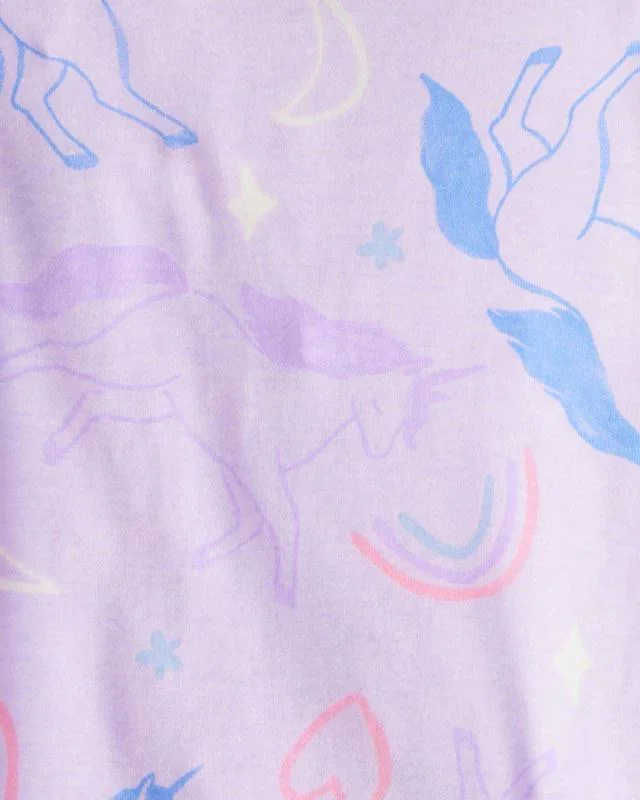 Carter's Комплект из 2 пижам хлопковых Purple Unicorn foto
