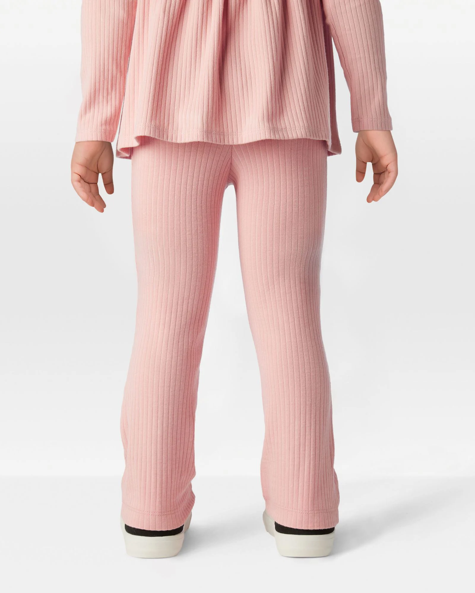 Carter's Leggings evazati Pink Ribbed Flare foto