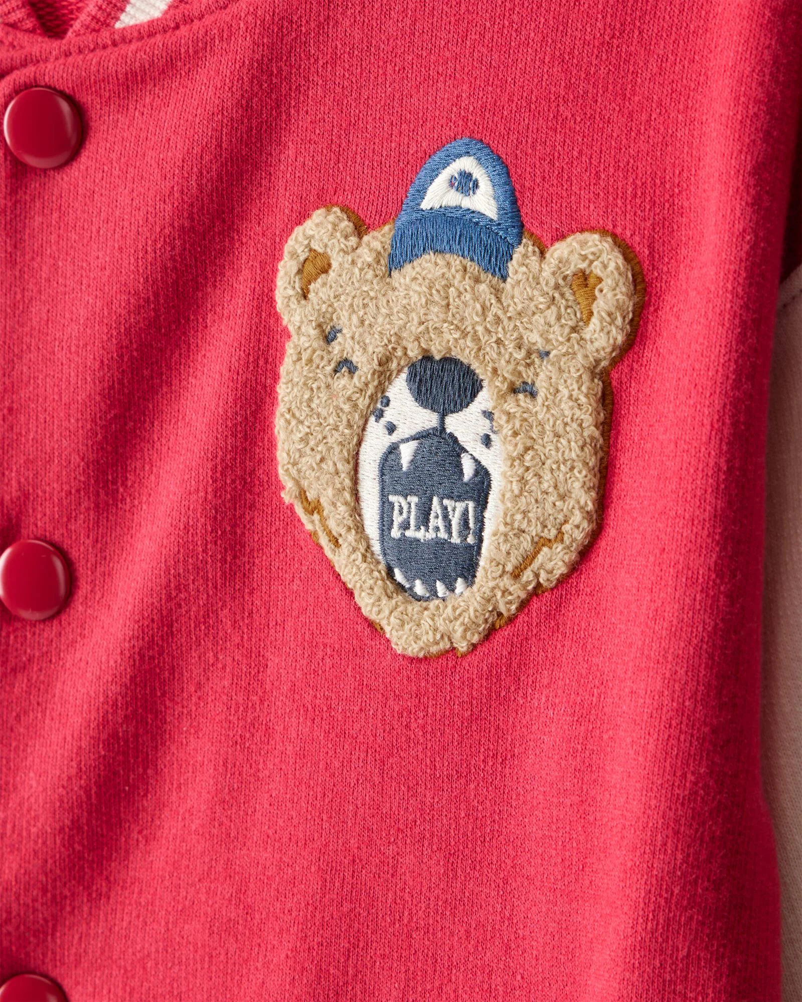 Carter's Jacheta tip bomber Varsity Red Bear foto
