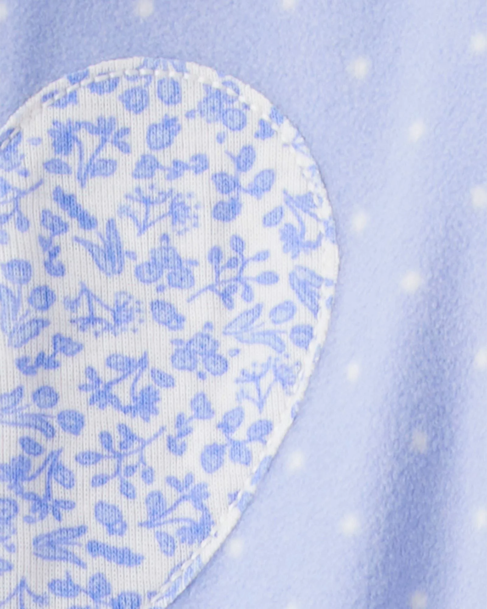Carter's Pijama din fleece cu botosei Blue Heart foto