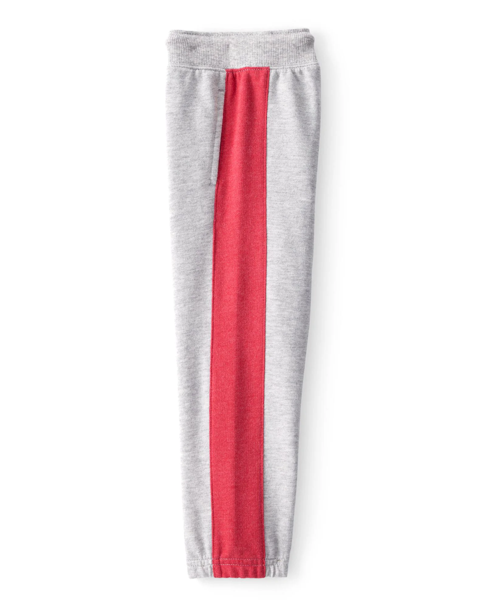 Carter's Pantaloni Terry Joggers Grey Red Side Stripe foto