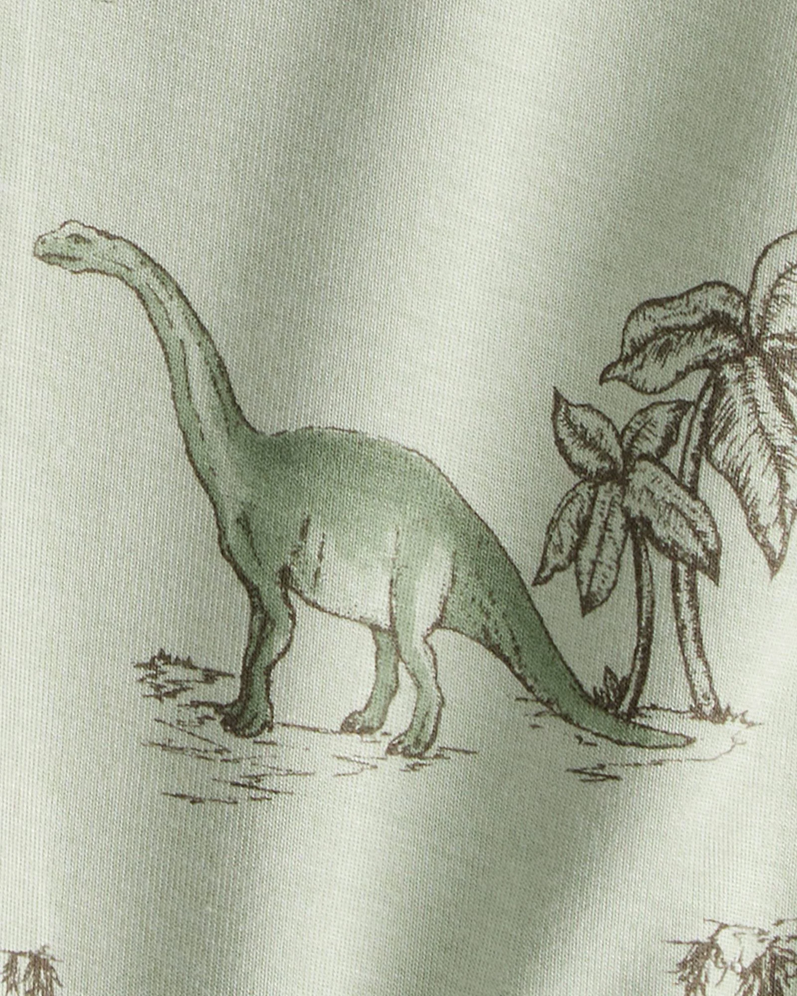 Carter's Set 2 pantaloni din viscoza PurelySoft Green Dino foto