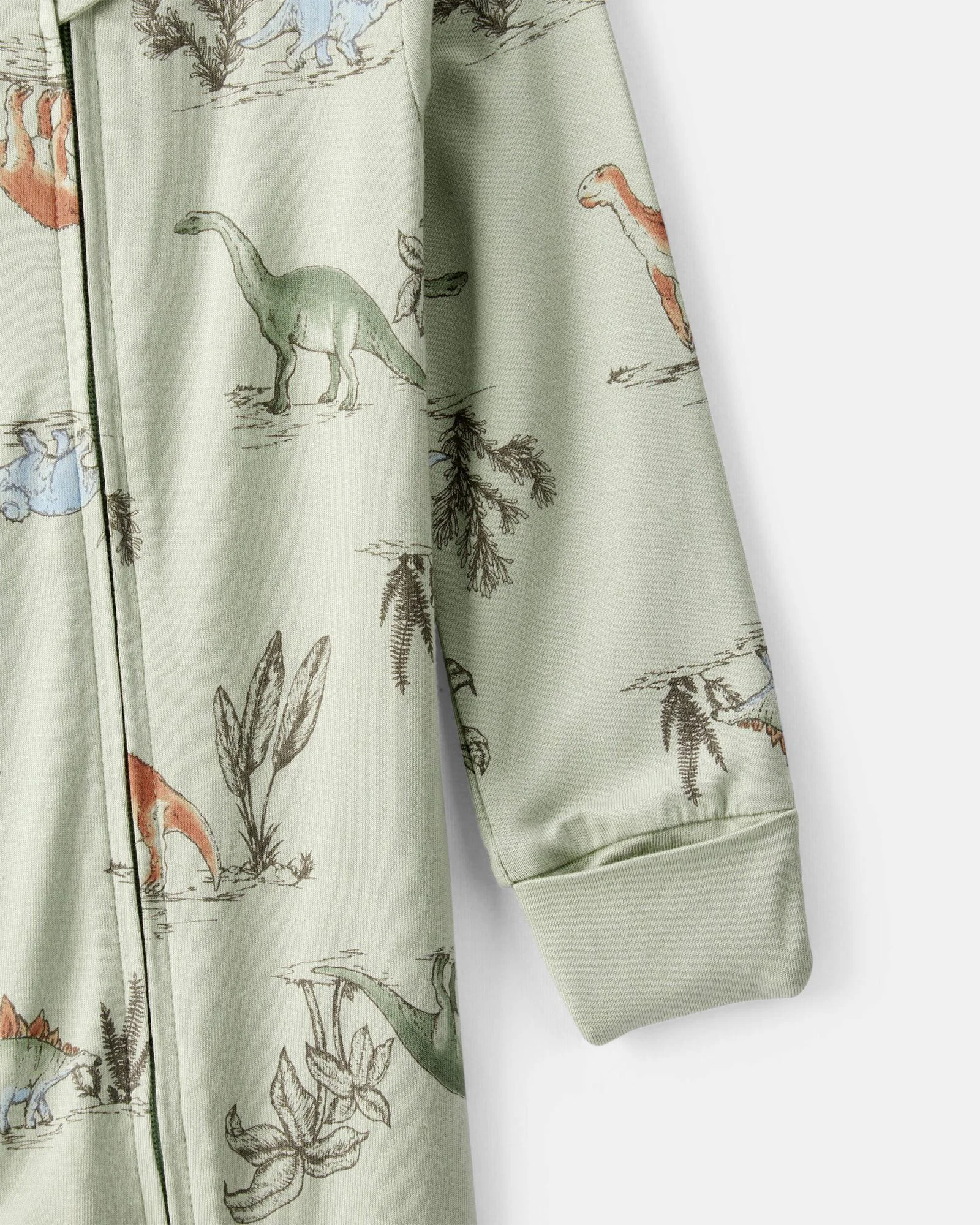 Carter's Пижама из вискозы PurelySoft Green Dino foto
