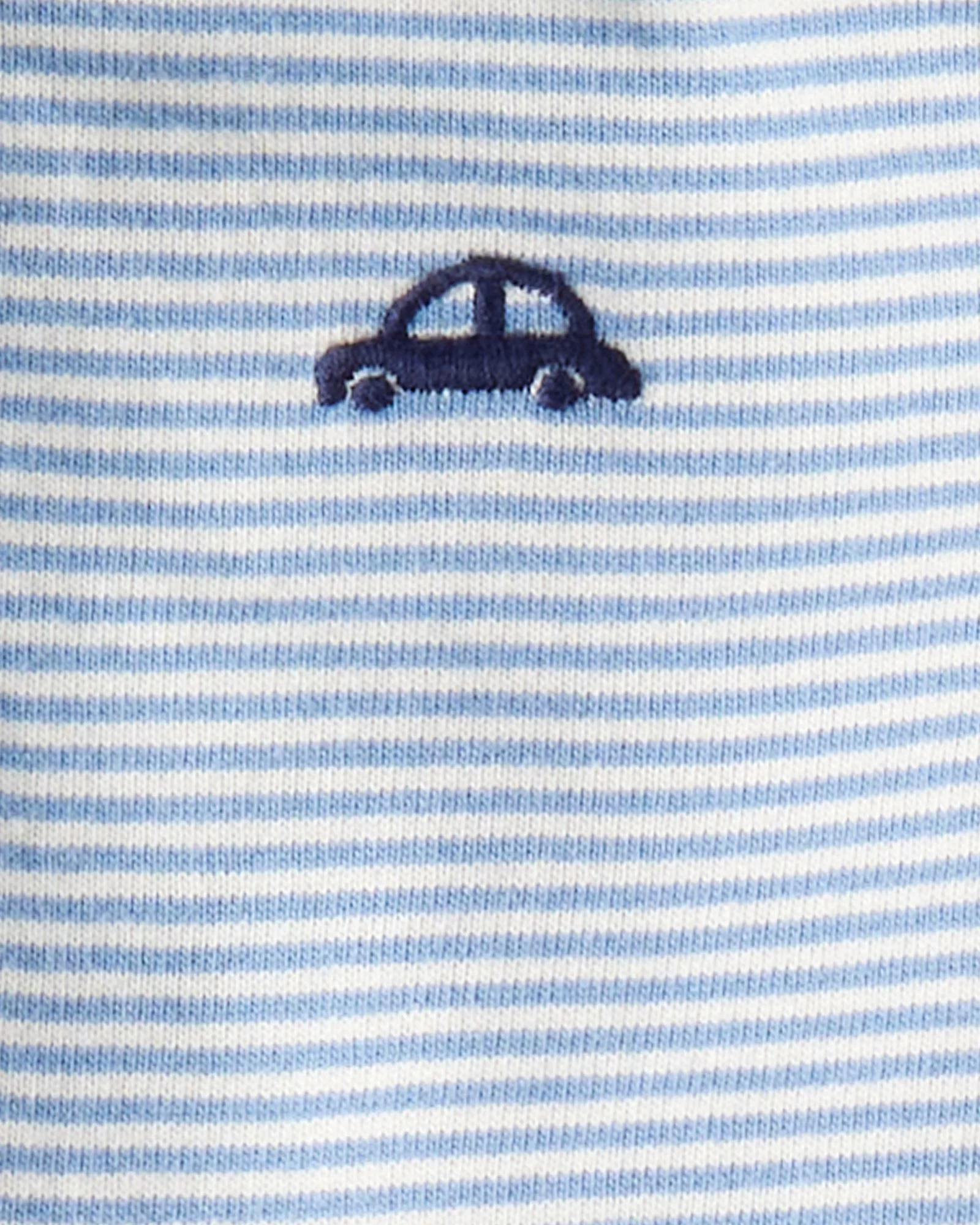 Carter's Комплект 3 в 1 Blue Stripe Car - худи с капюшоном, штаны и боди foto