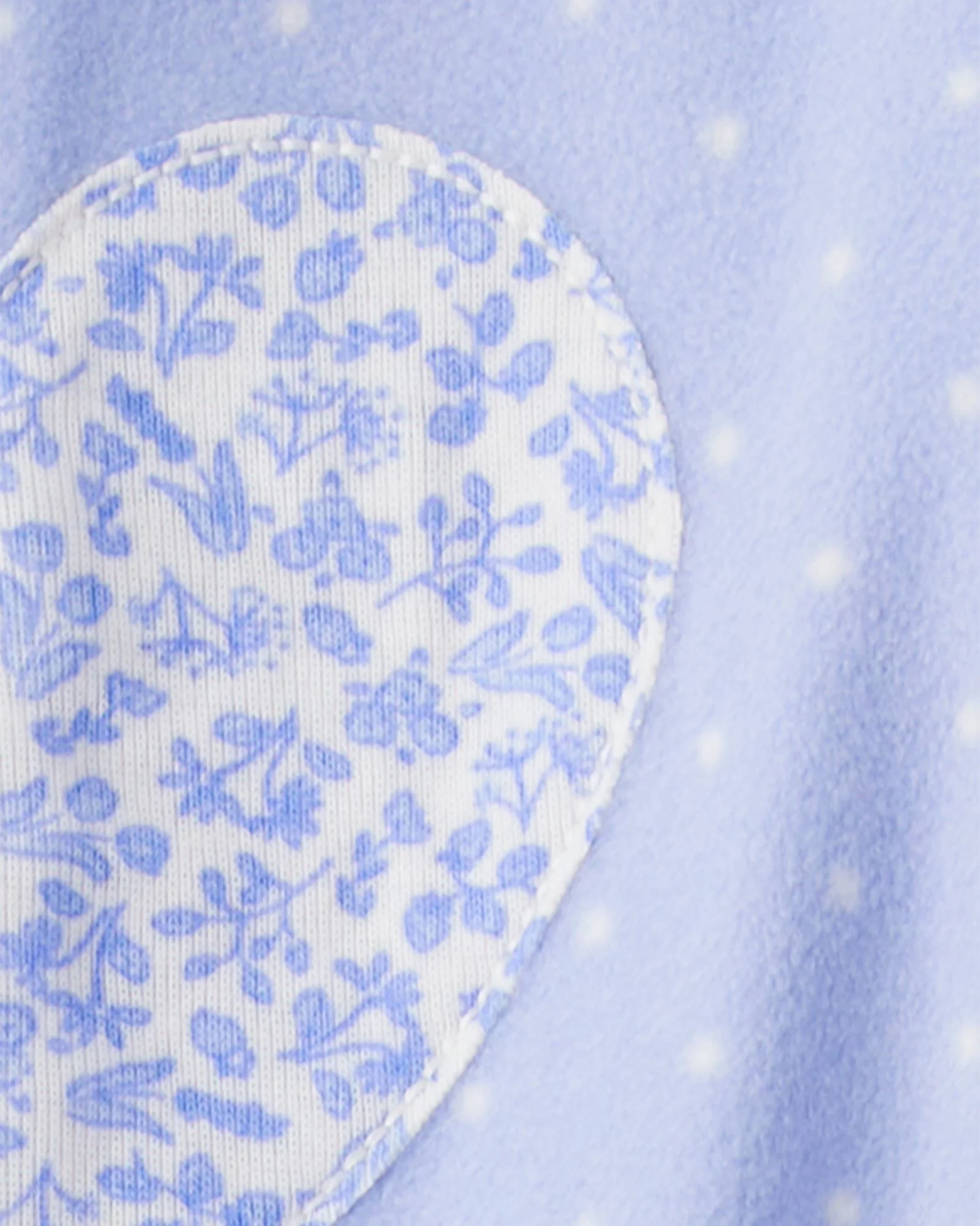Carter's Pijama din fleece cu botosei Blue Heart foto