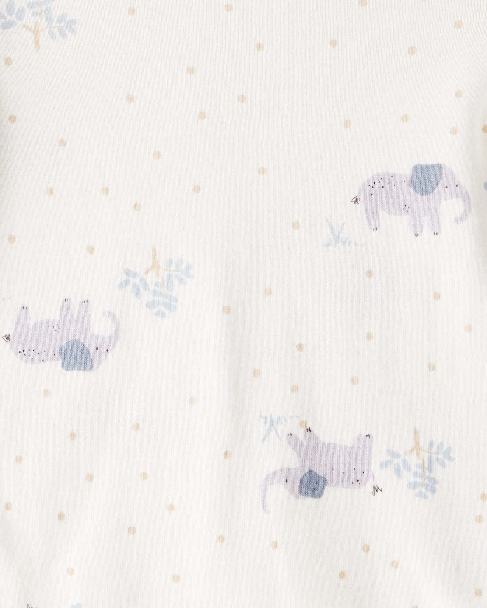 Carter's Set 4 body cu maneca lunga Elephant Face foto