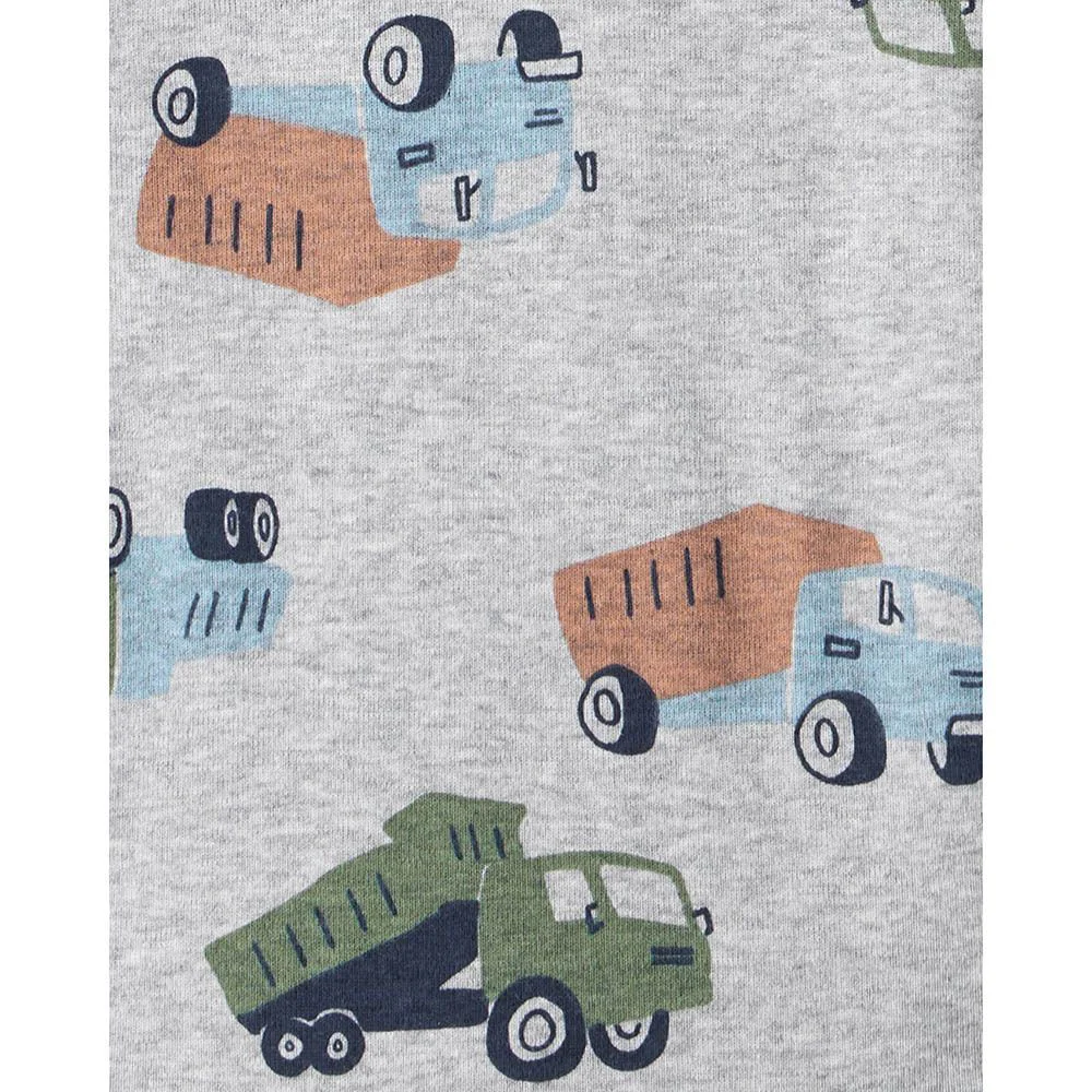 Carter's Set 5 body cu maneca scurta Construction Stripe foto