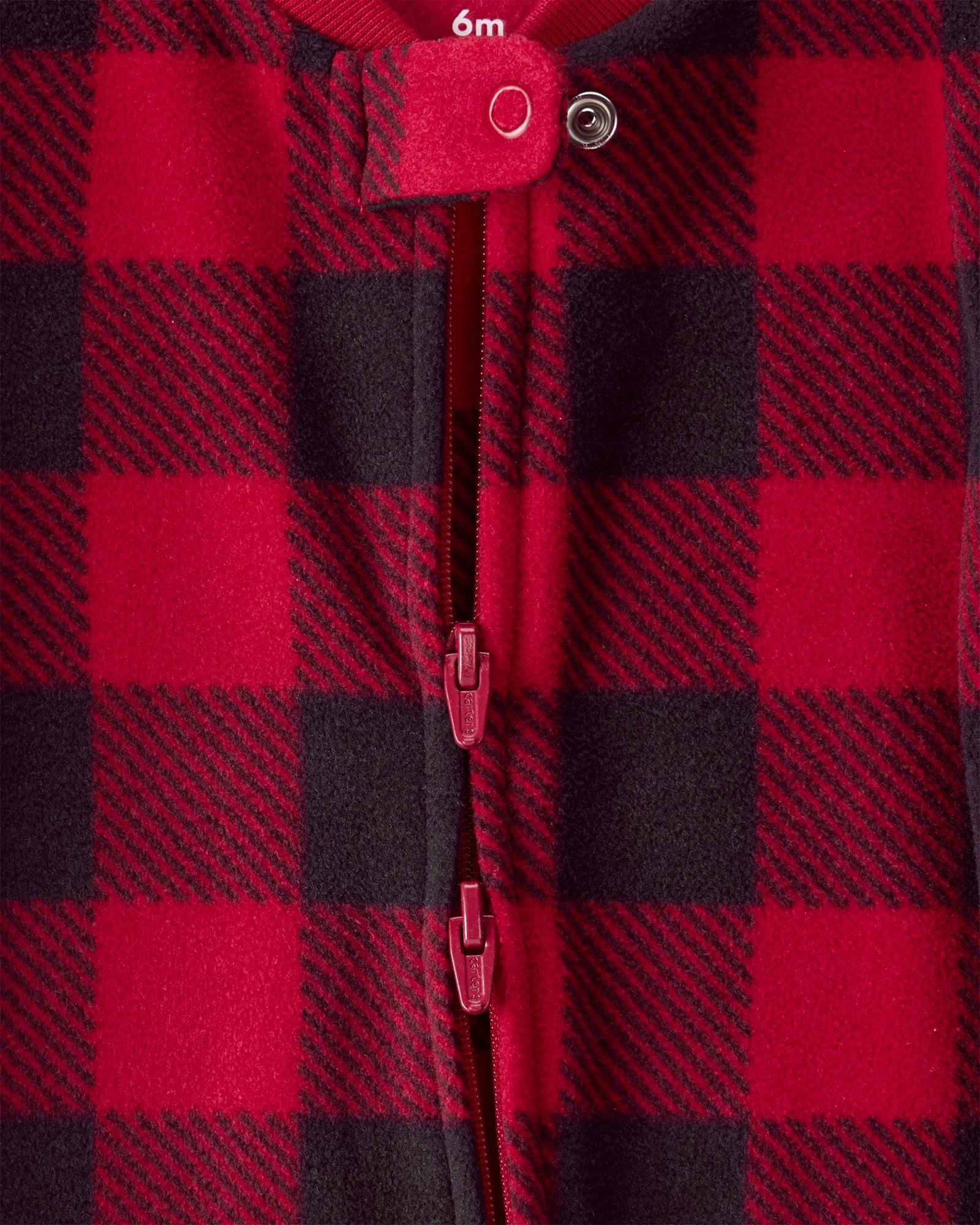 Carter's Pijama din microfleece Plaid Print Christmas foto