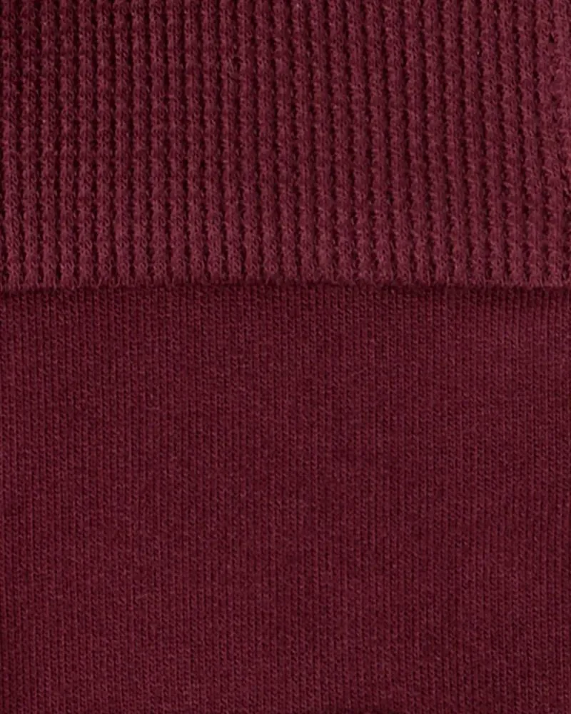 Carter's Set 3 piese Red Solid Denim - vesta fara maneci, pantaloni si body foto