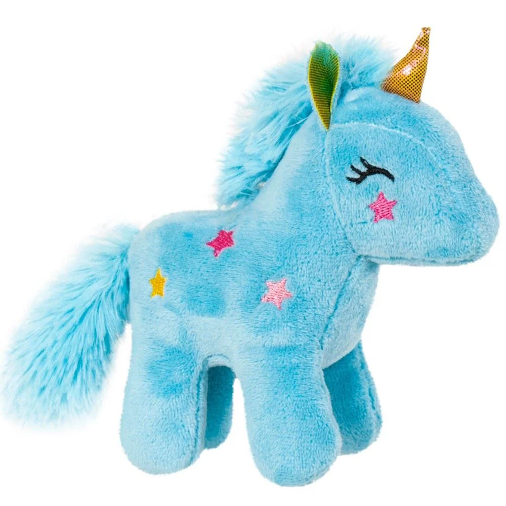 Jucarie de plus Stip Unicorn multicolor, 13 cm foto