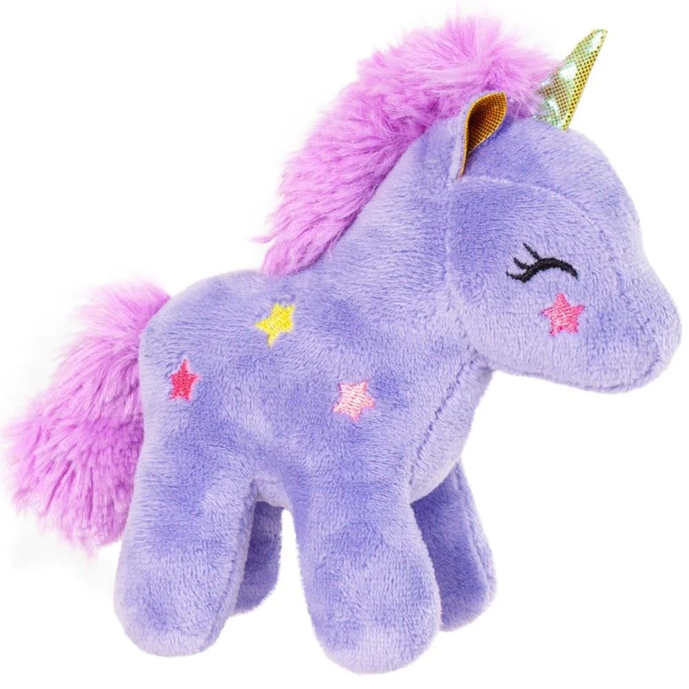 Jucarie de plus Stip Unicorn multicolor, 13 cm foto