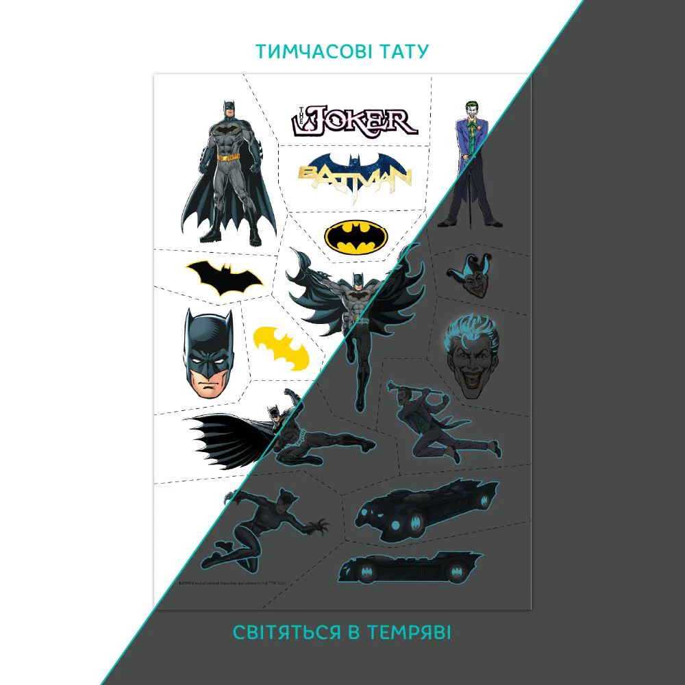 Set de tatuaje temporare Dodo Batman: Eroii din Gotham City foto
