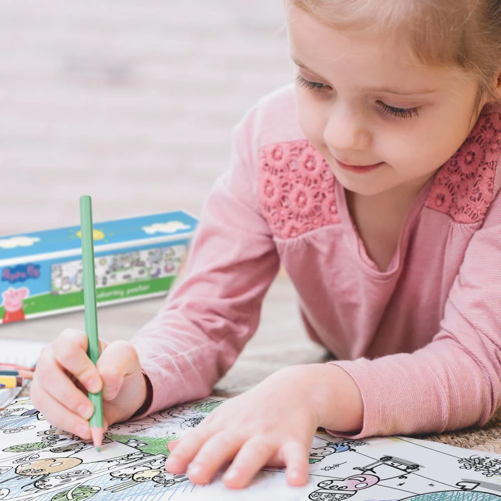 Poster de colorat Dodo Peppa Pig: Timp de joaca, 70 cm foto
