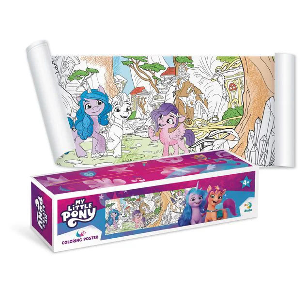 Плакат-раскраска Dodo My Little Pony: Друзья, 70 см foto
