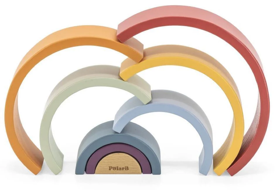 Joc din lemn pentru dezvoltare Viga Toys Rainbow foto