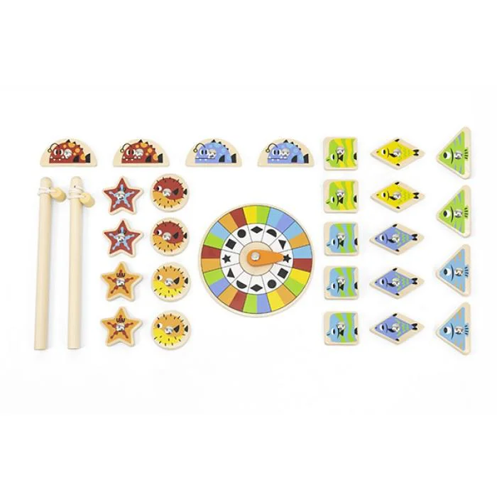 Joc magnetic Viga Toys Pescuit, 30 el. foto