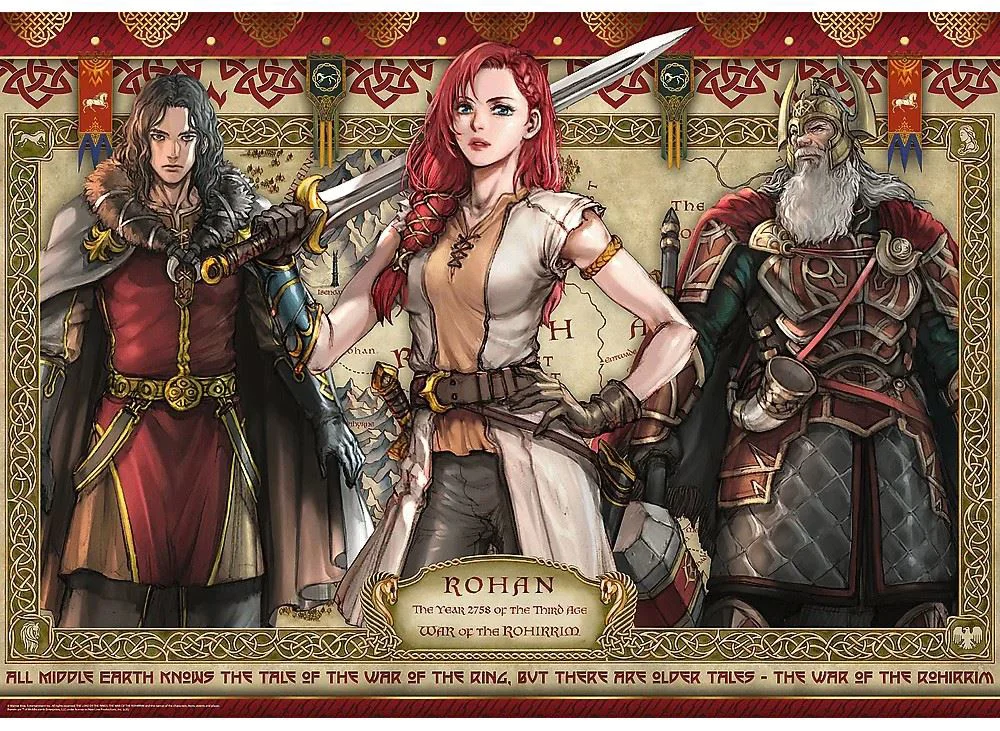 Puzzle Trefl The Lord of the Rings: The War of the Rohirrim, 1000 el. foto