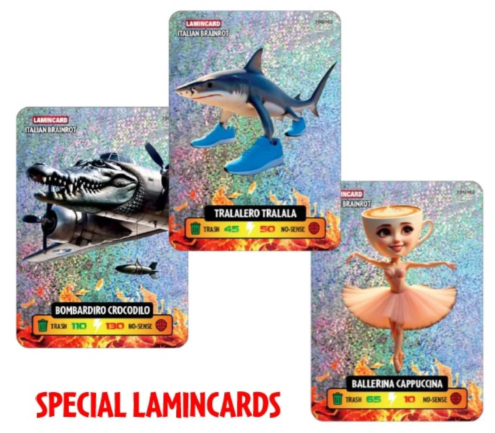 Cartonase colectionabile "Italian Brainrot" Lamincard foto