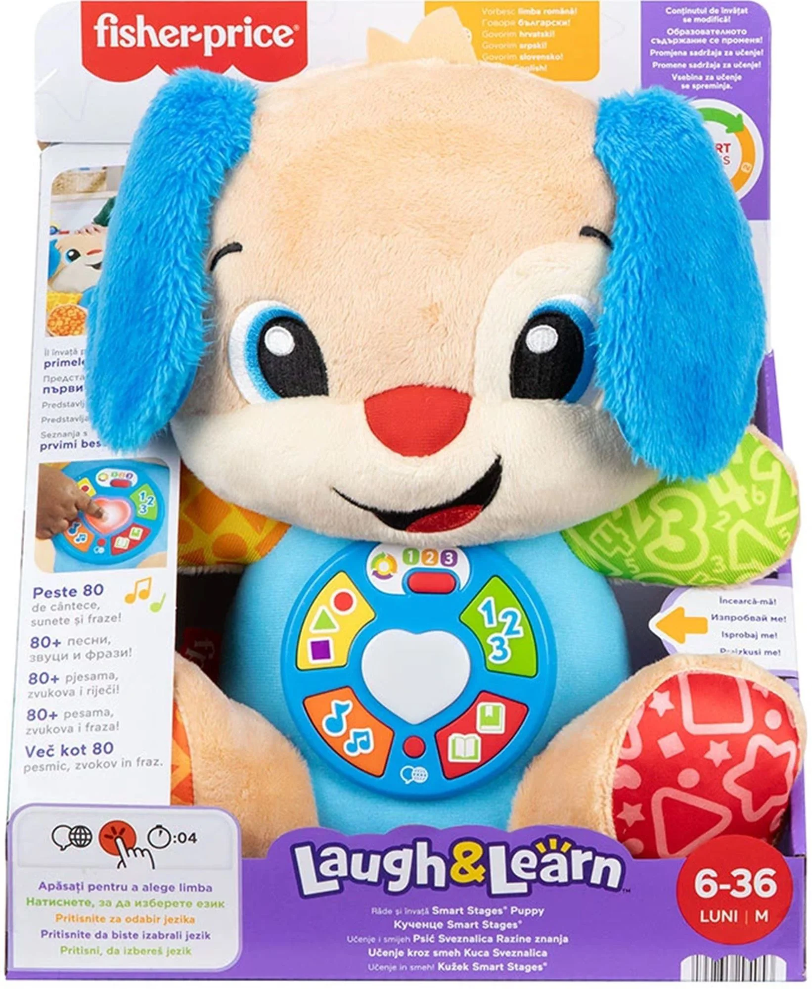 Catelus interactiv Fisher-Price Laugh&Learn, RO foto
