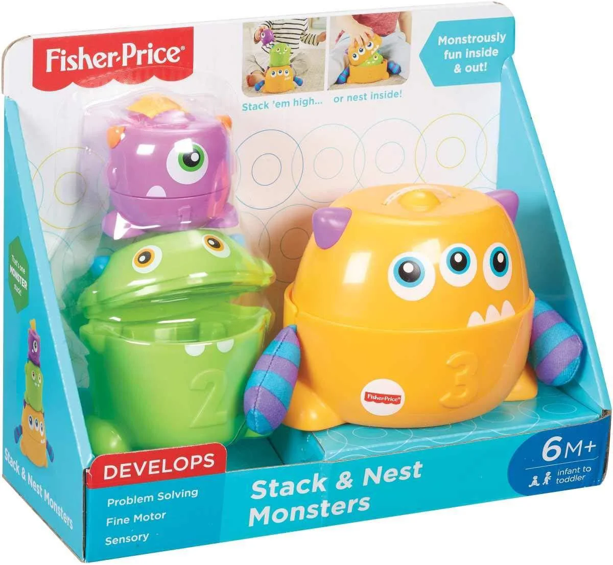 Set de joaca 2 in 1 Fisher-Price Monstri foto