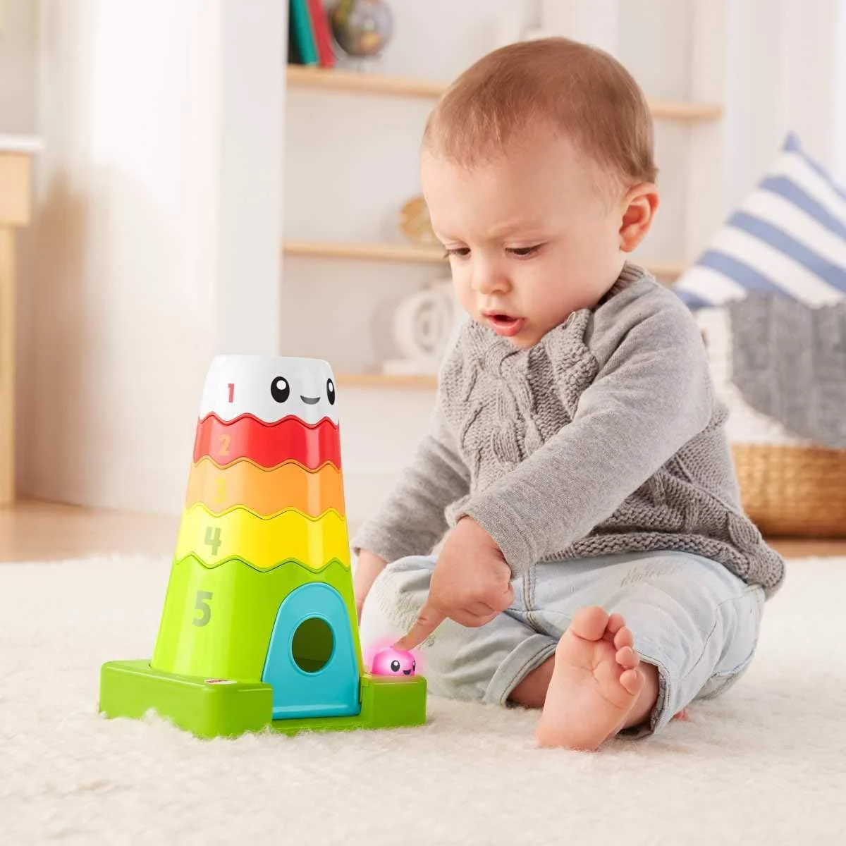 Интерактивная игрушка Fisher-Price Пирамида со светом и звуками foto