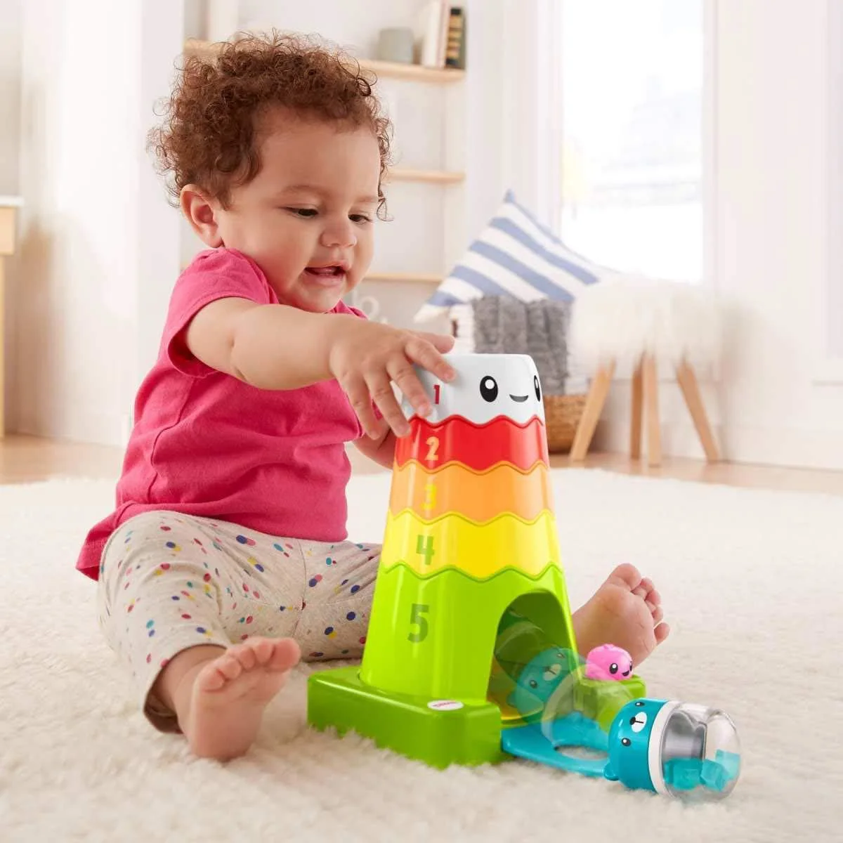 Интерактивная игрушка Fisher-Price Пирамида со светом и звуками foto