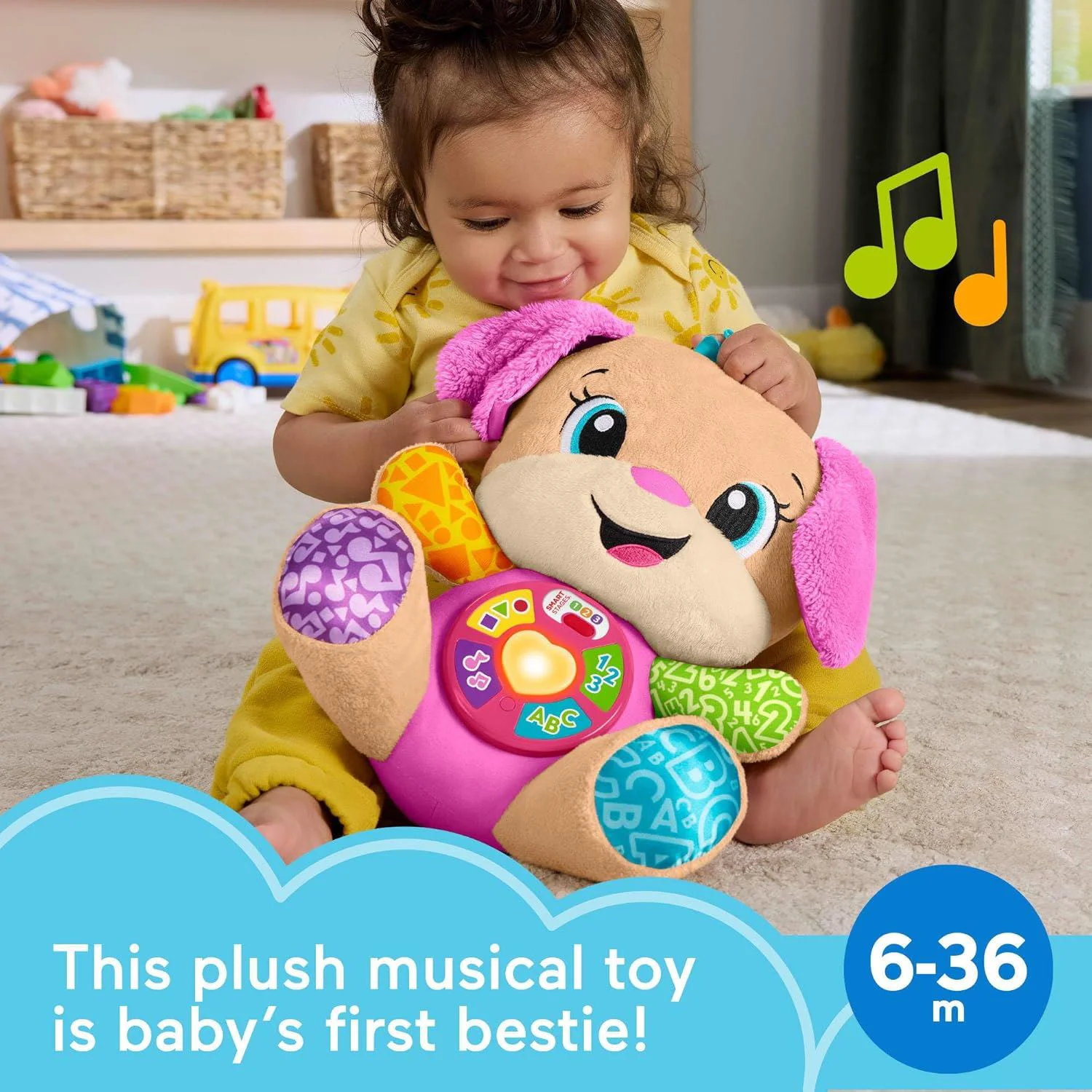 Surioara Catelusului interactiv Fisher-Price Laugh&Learn, RO foto