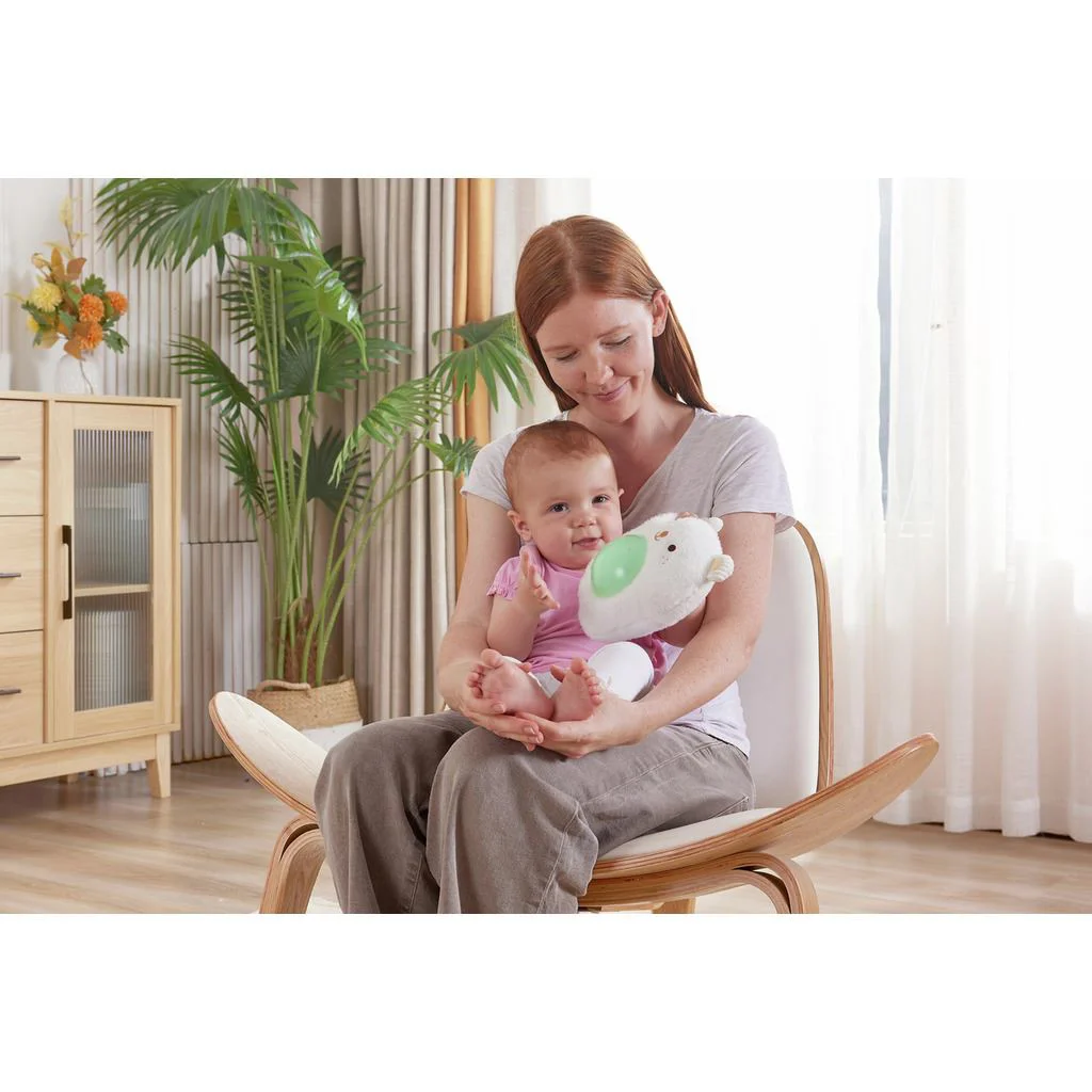 Jucarie de plus muzicala Hape Huggy Bobo White foto