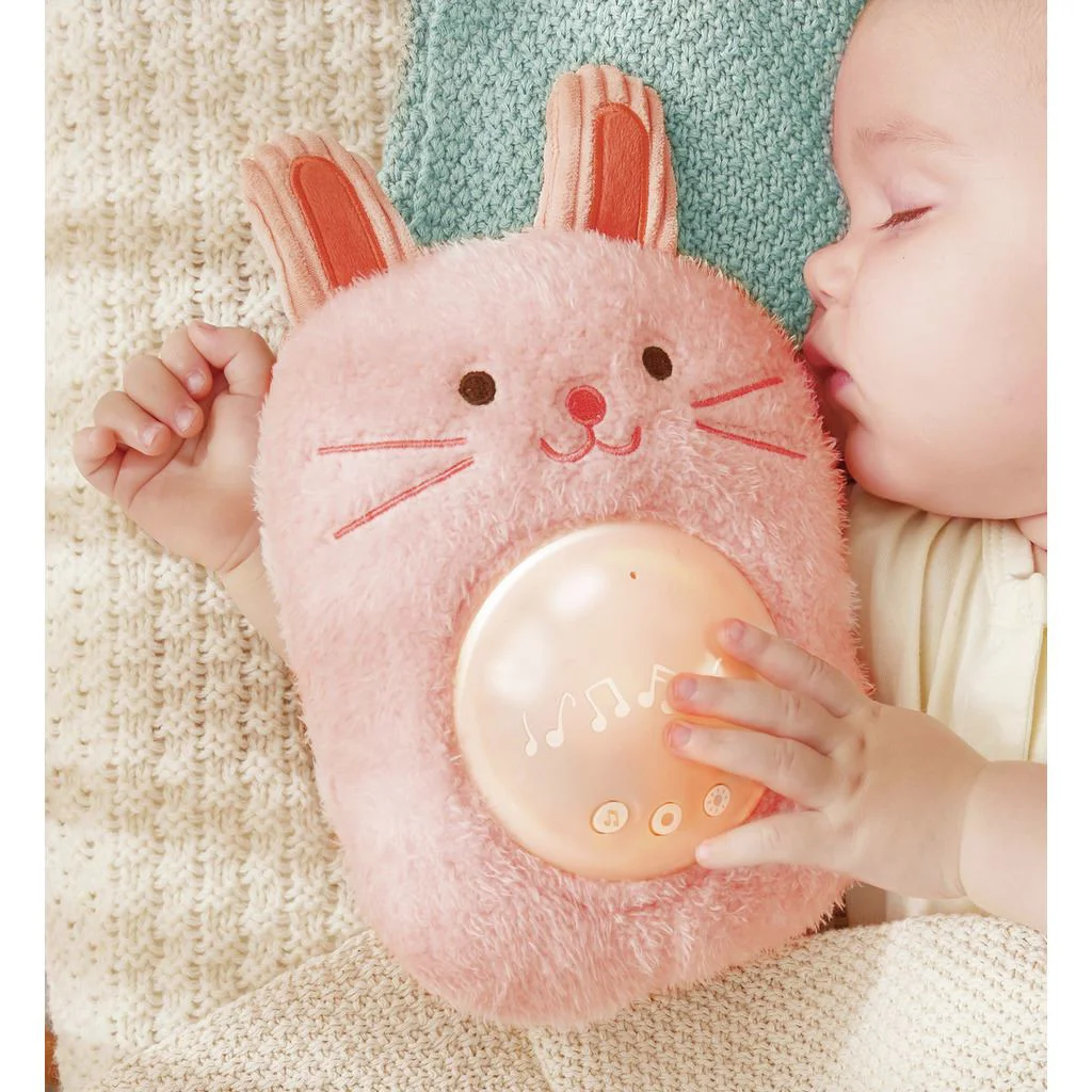 Jucarie de plus muzicala Hape Huggy Momo Pink foto