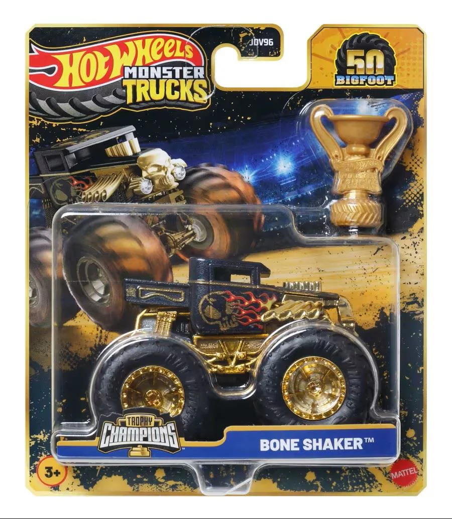 Машинка Hot Wheels Monster Trucks BIGFOOT (юбилейное издание), 1:64 foto